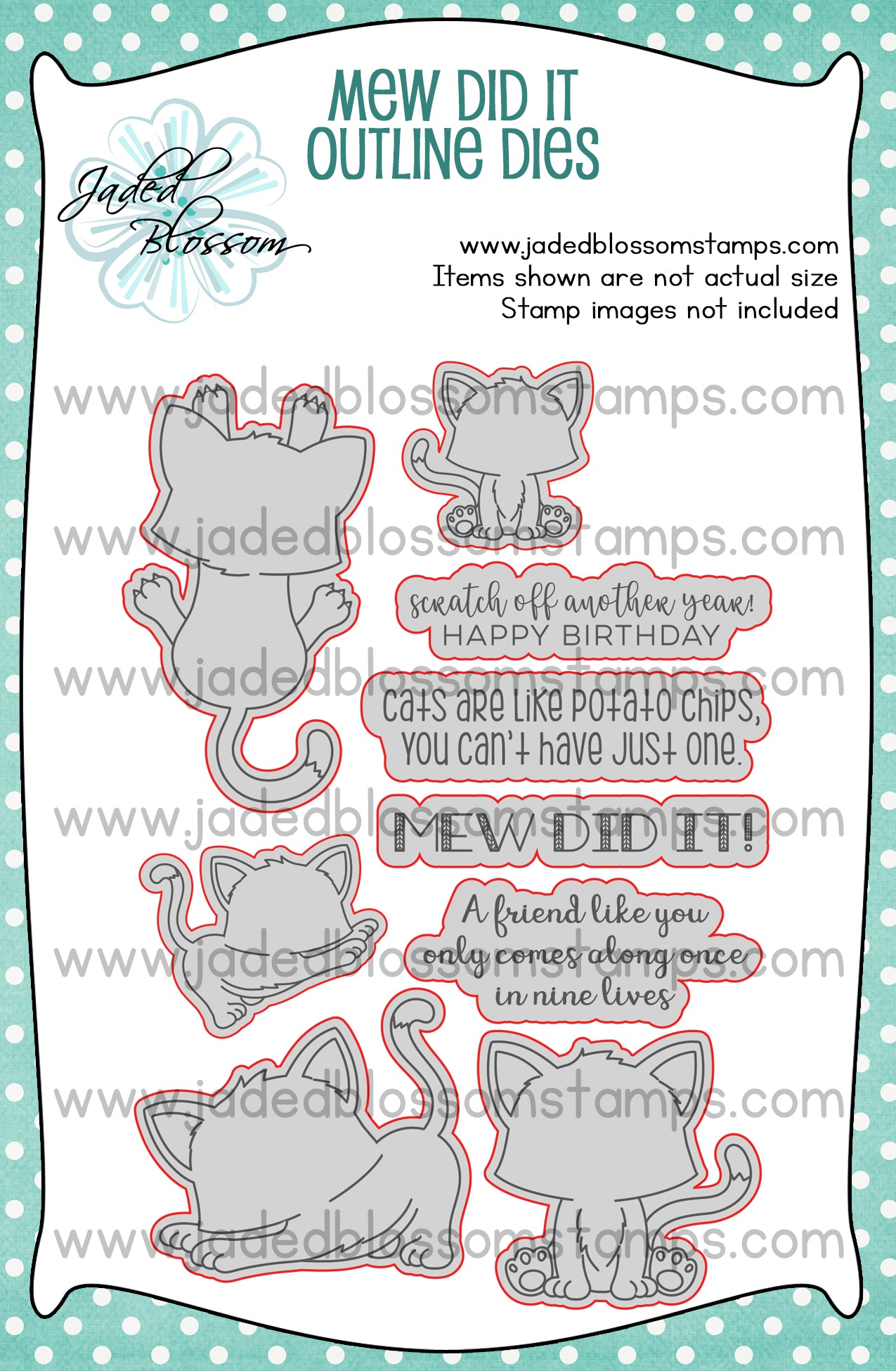 Mew Did It Outline Dies