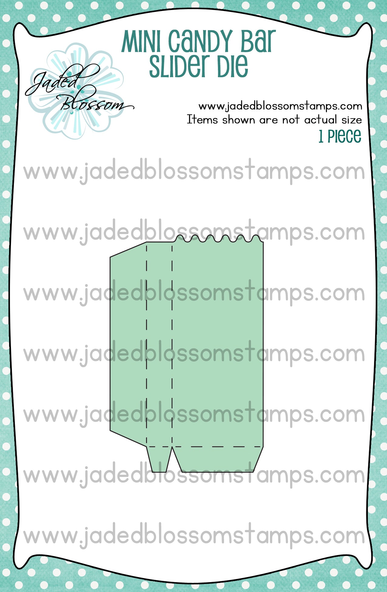 Mini Candy Bar Slider Die