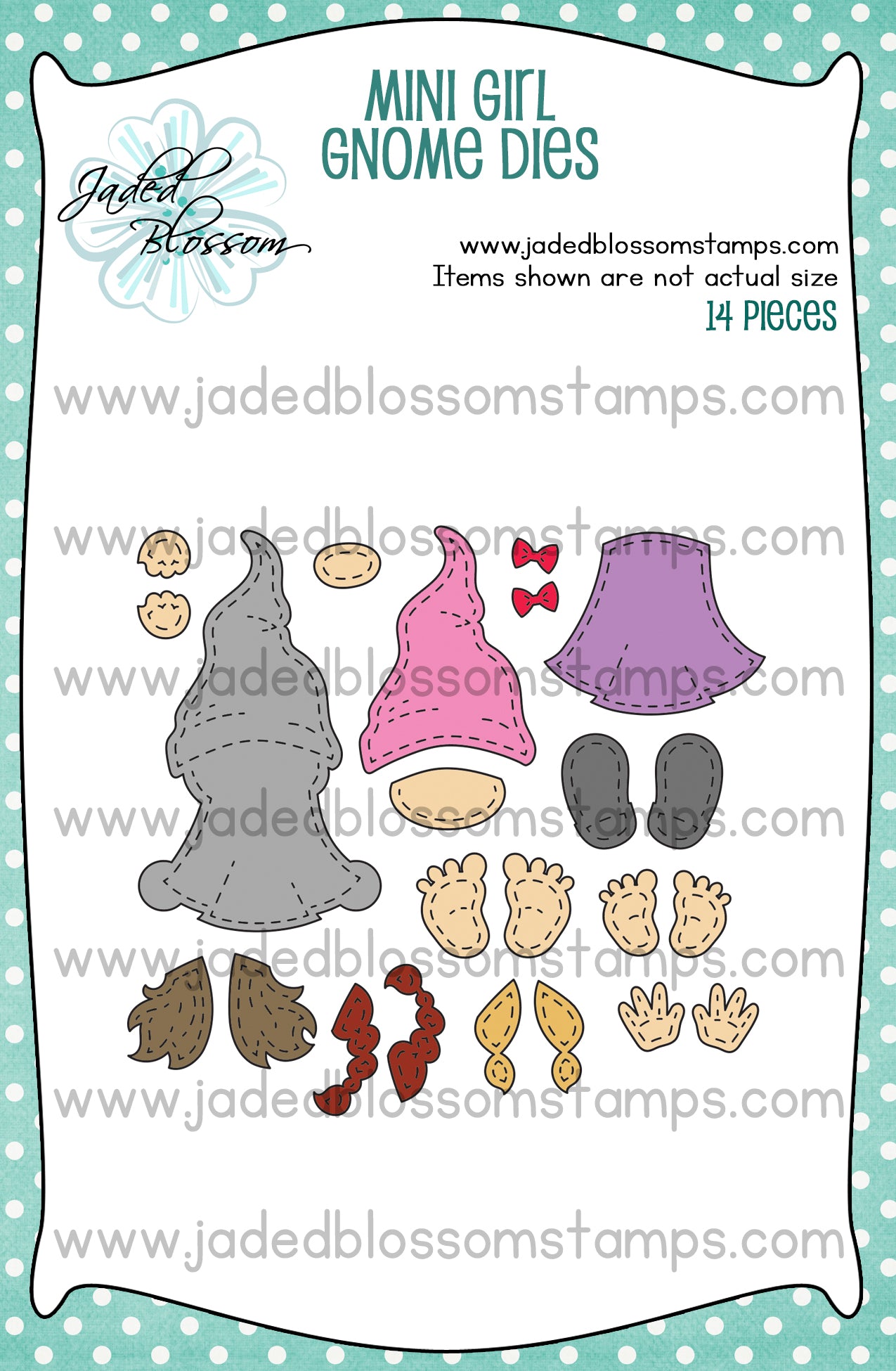 Mini Girl Gnome Die