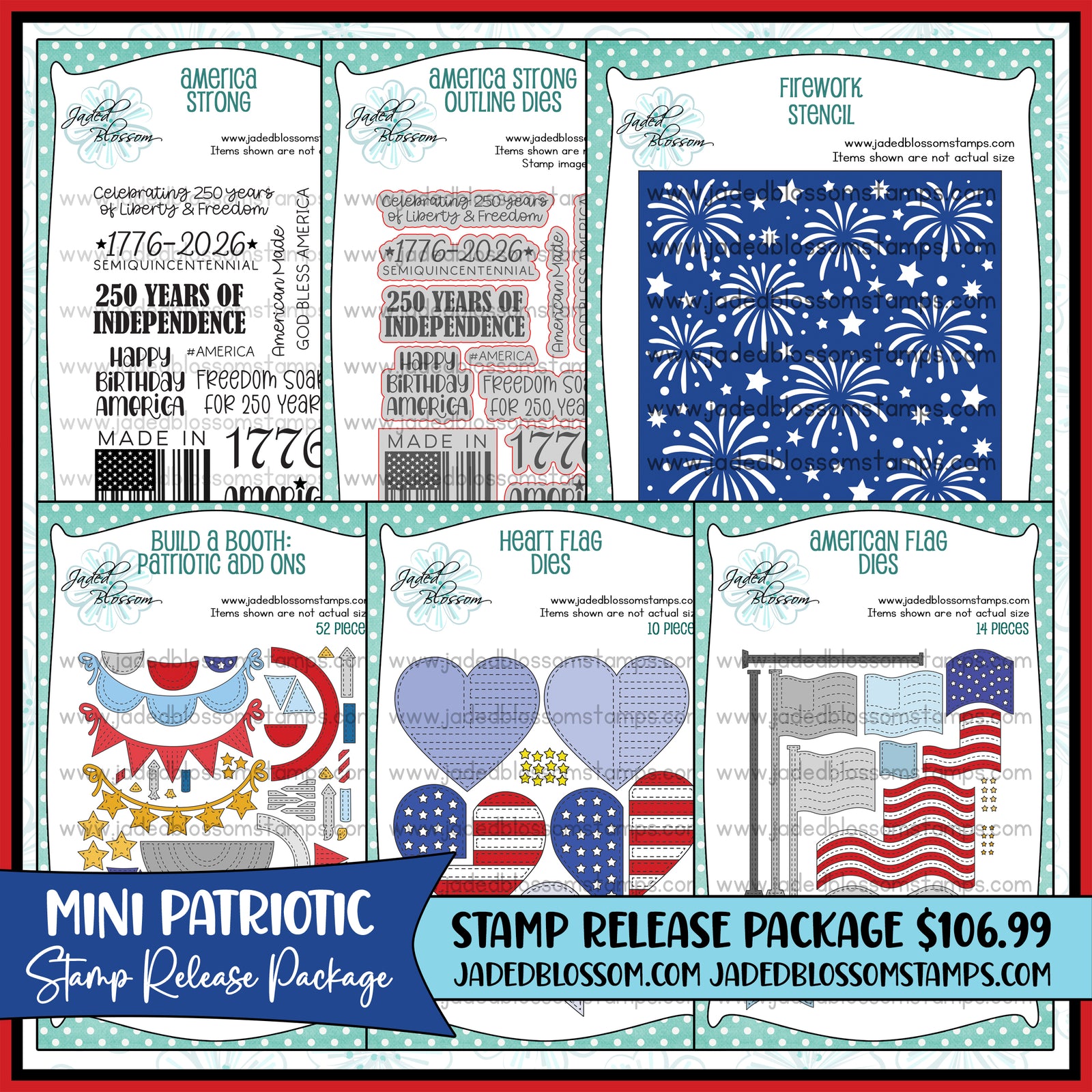 Mini Patriotic Stamp Release Package