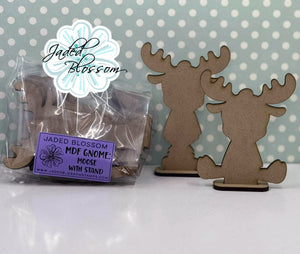 MDF Gnome: Moose with Stand