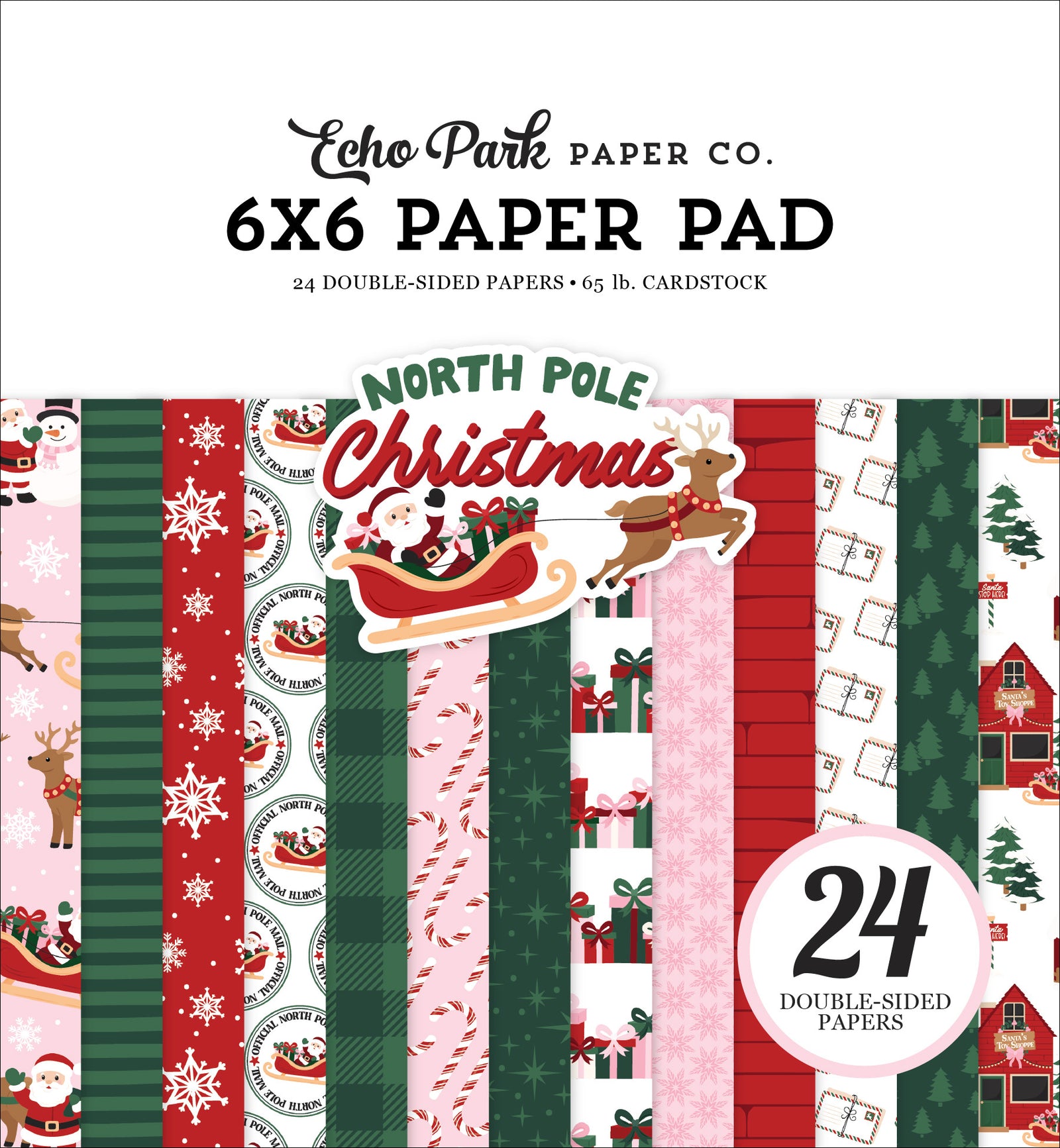 North Pole Christmas 6x6 Paper Pad