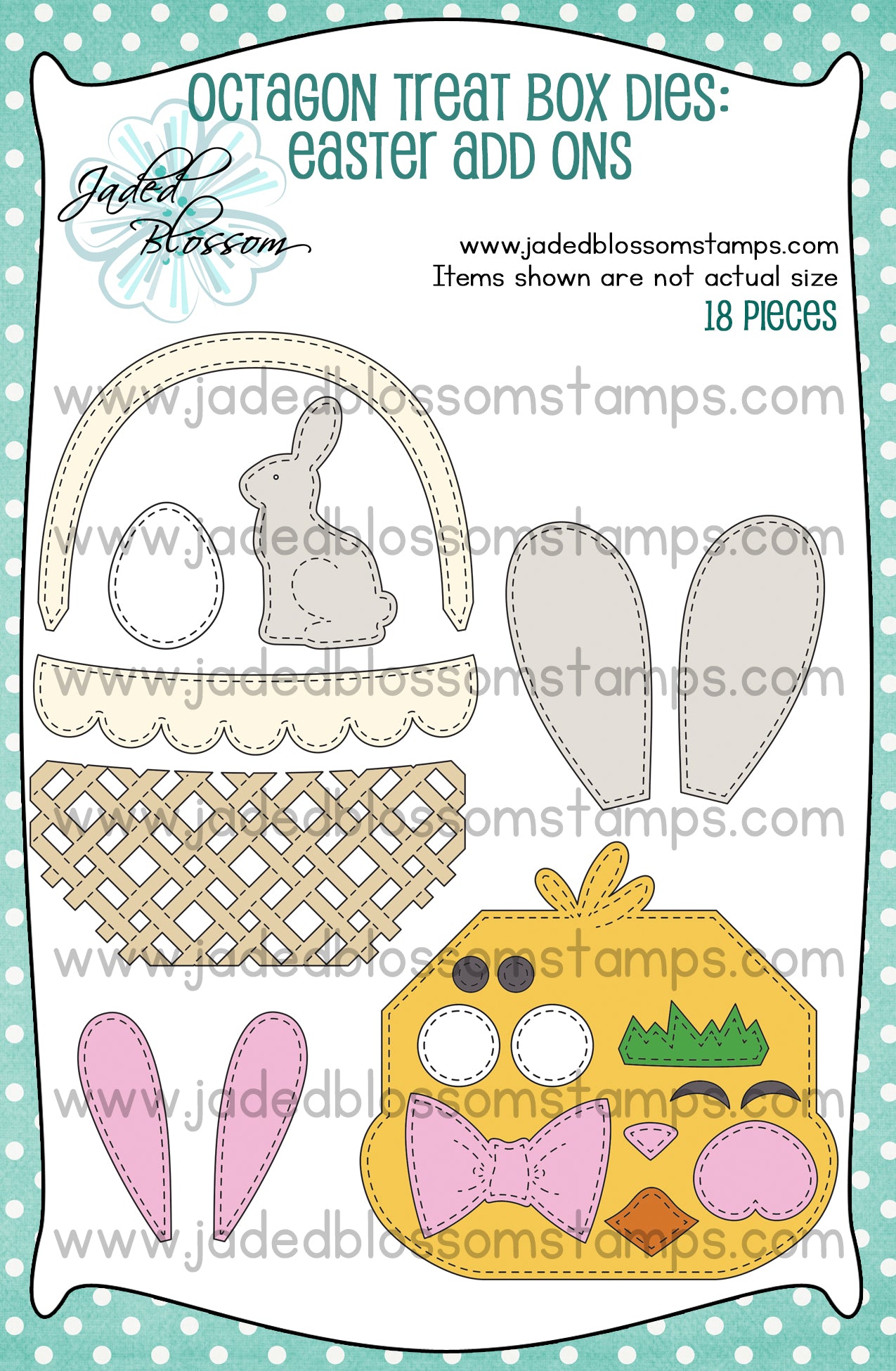 Octagon Treat Box Dies: Easter Add Ons