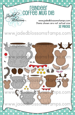 Reindeer Coffee Mug Dies