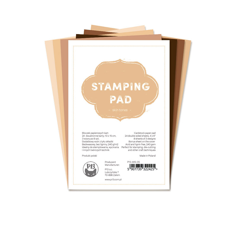P13 Stamping Pad Skin Tones 4x6 Paper Pad