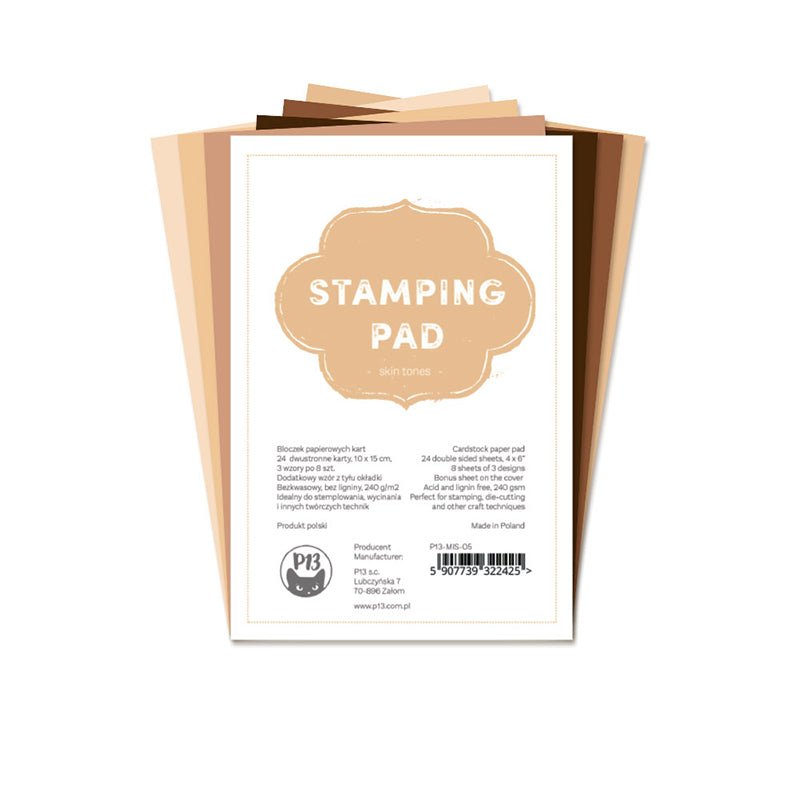 P13 Stamping Pad Skin Tones 4x6 Paper Pad - Jaded Blossom