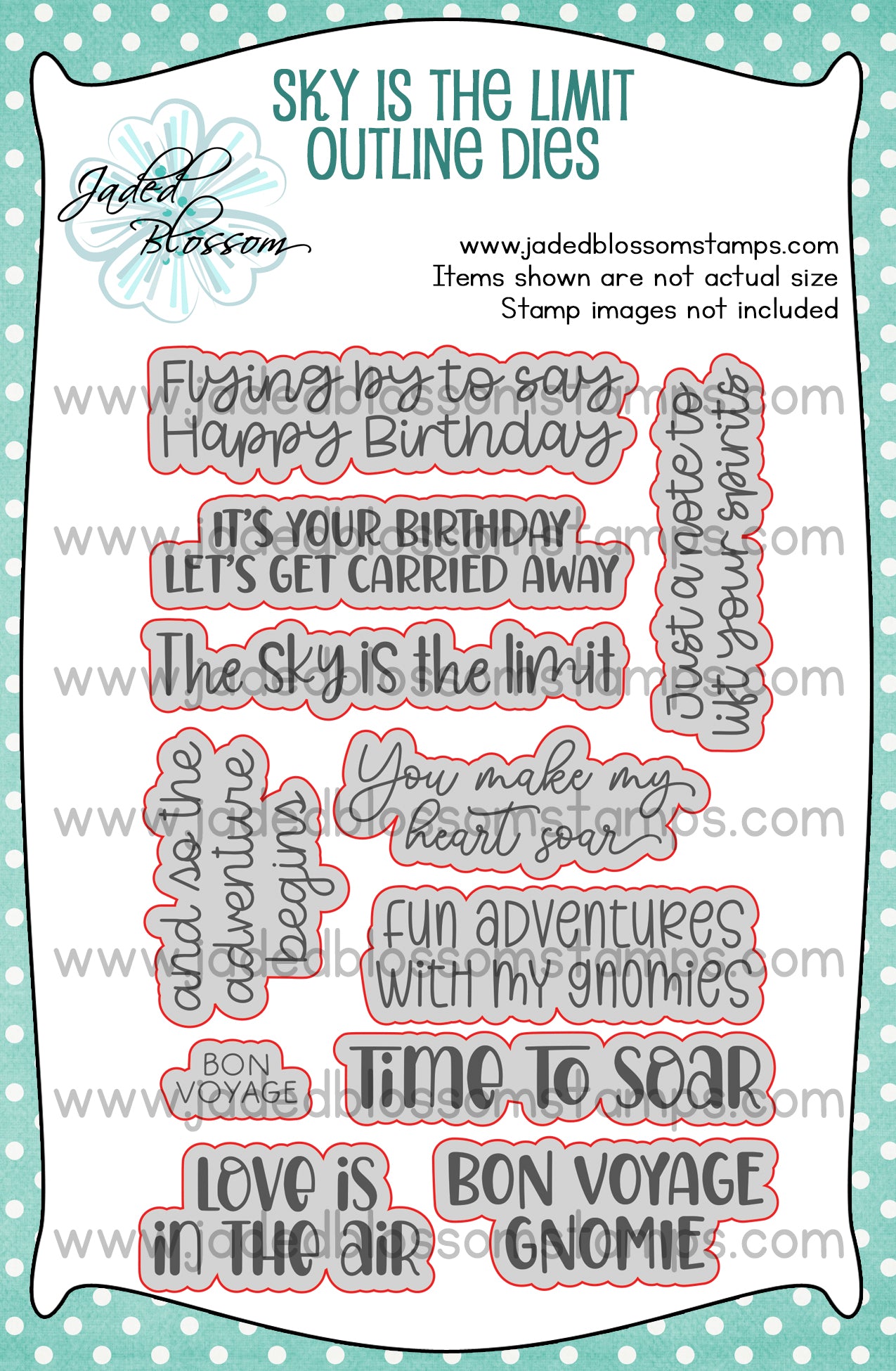 Sky is the Limit Outline Dies