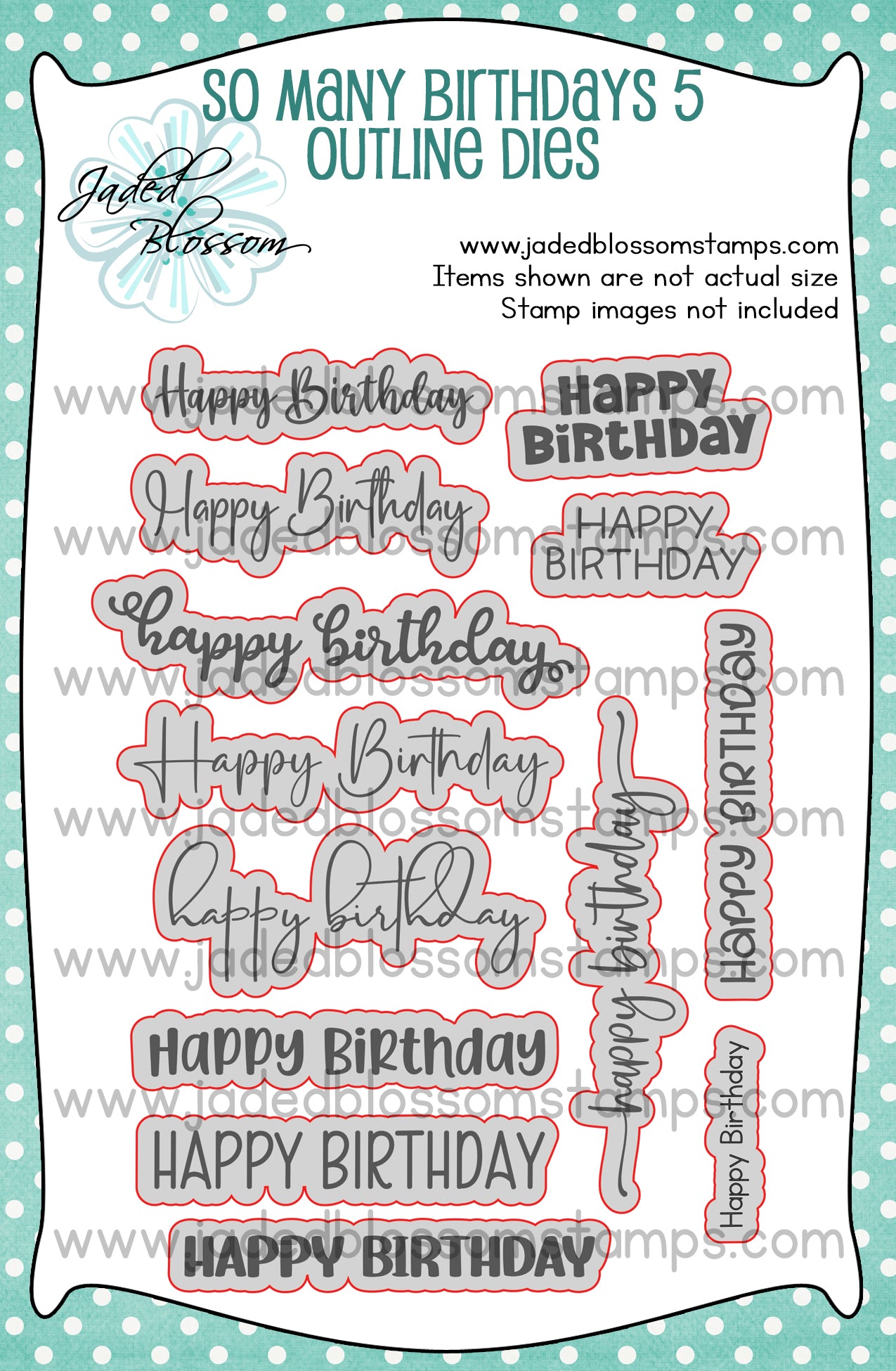 So Many Birthdays 5 Outline Dies