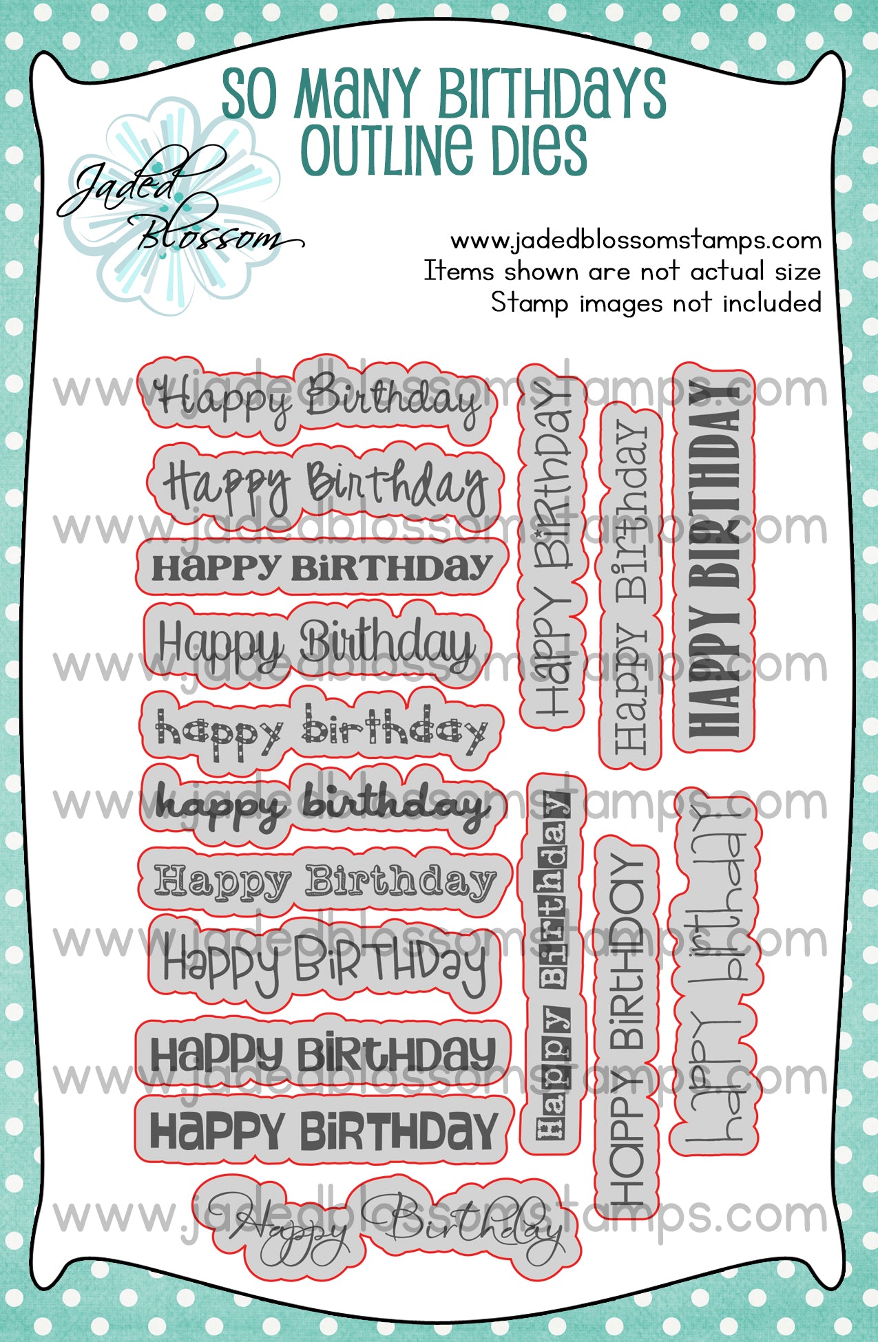 So Many Birthdays Outline Dies