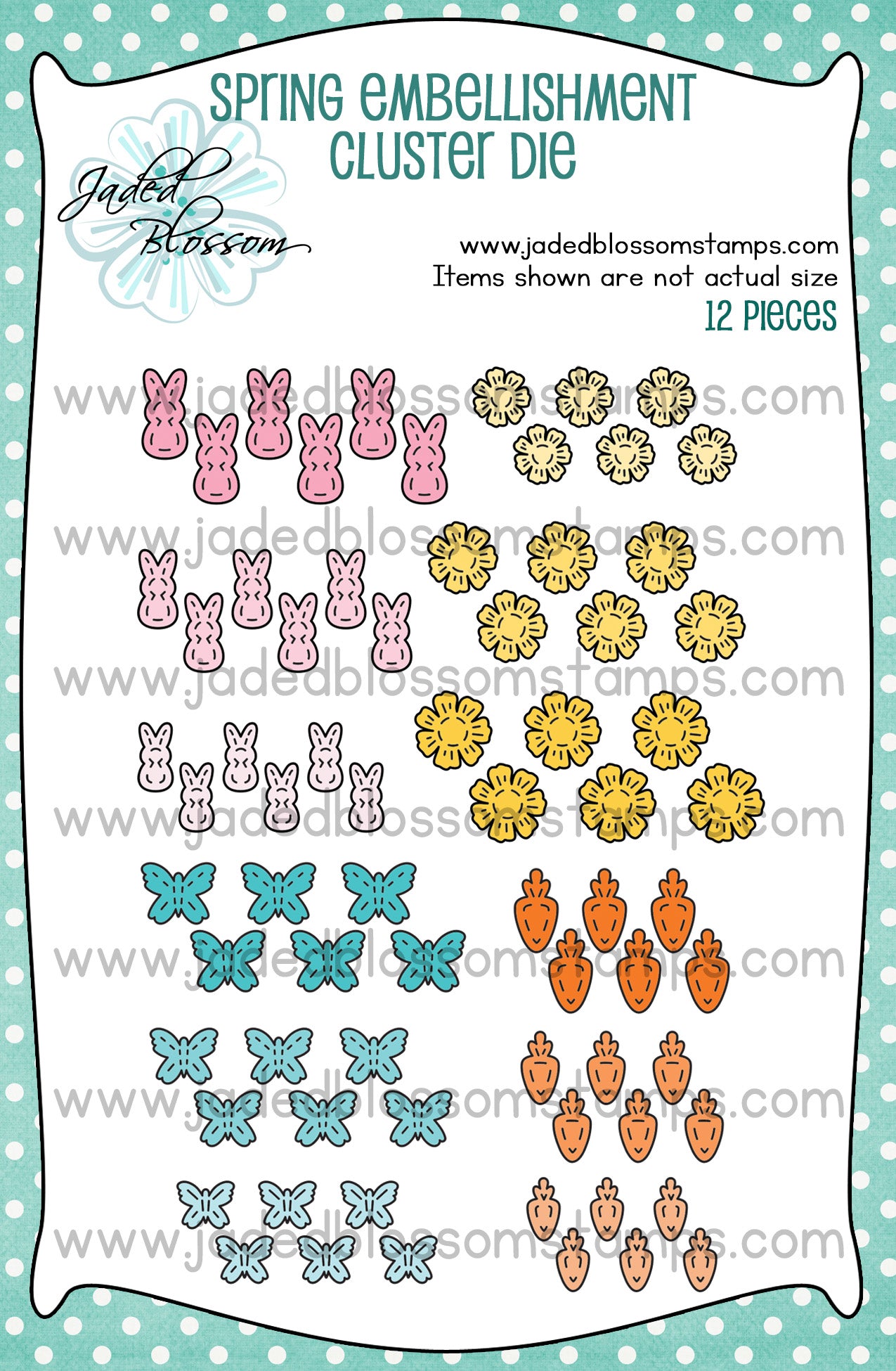 Spring Embellishment Cluster