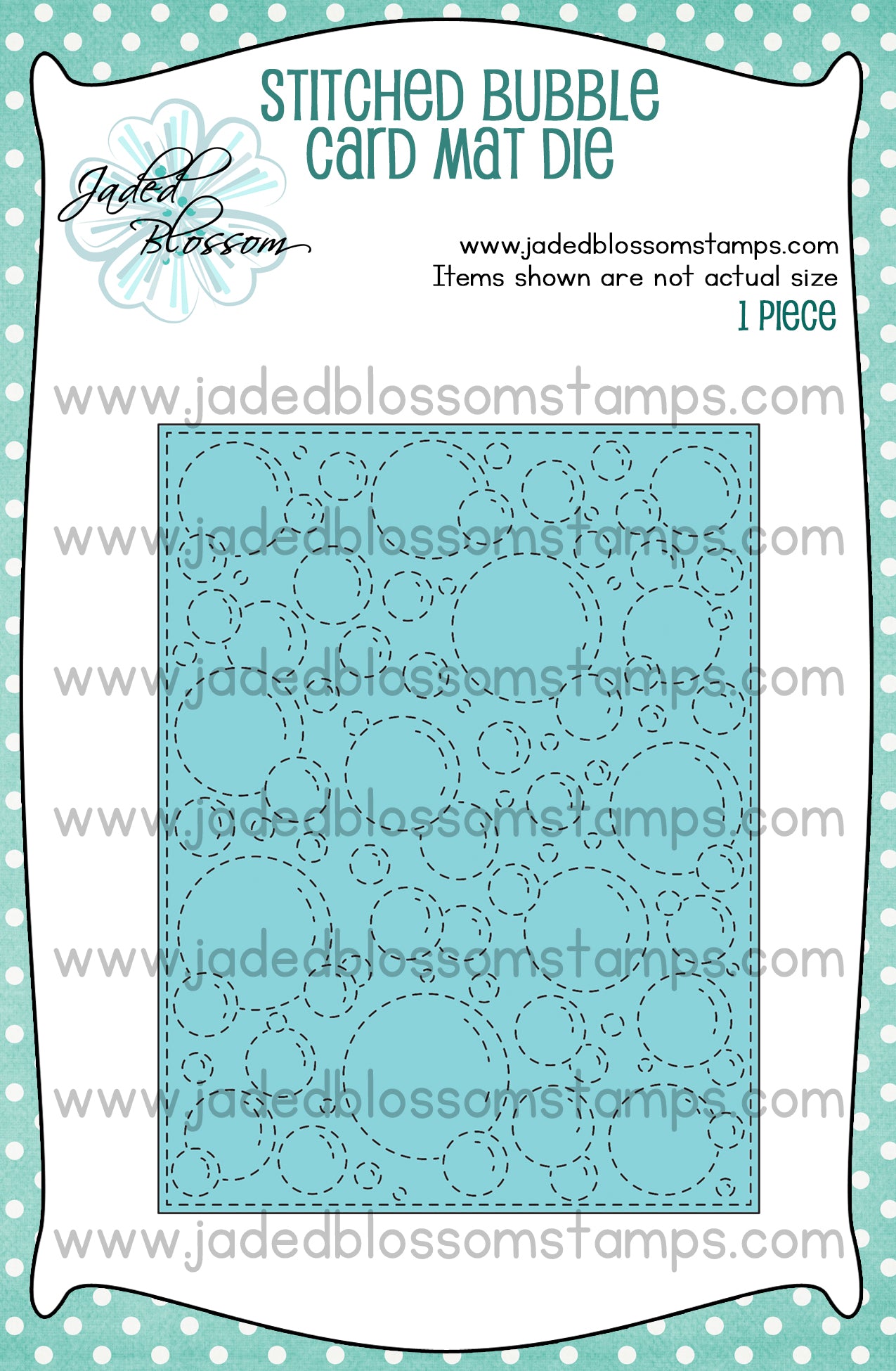 Stitched Bubble Card Mat Die