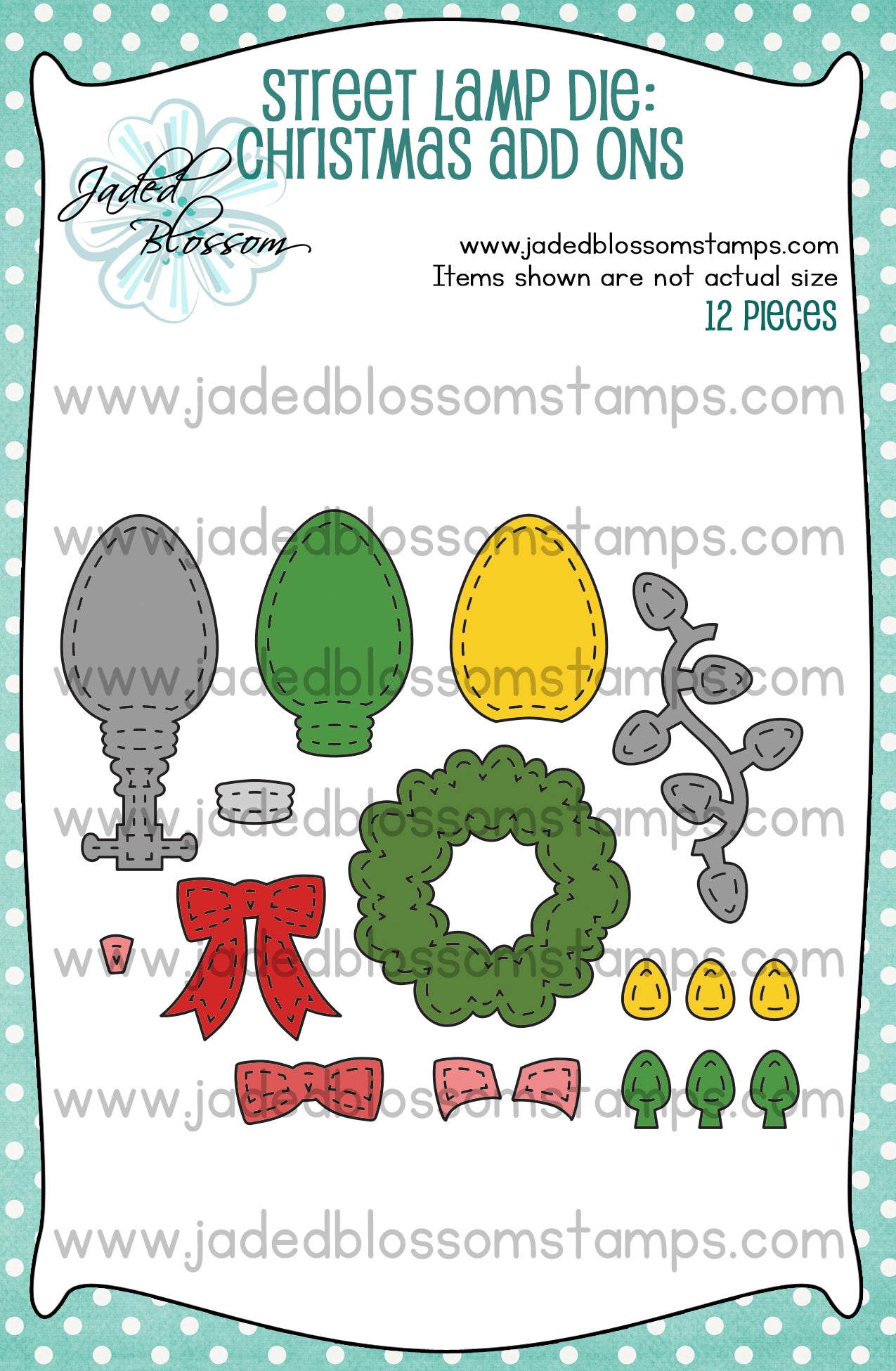 Street Lamp Die: Christmas Add On