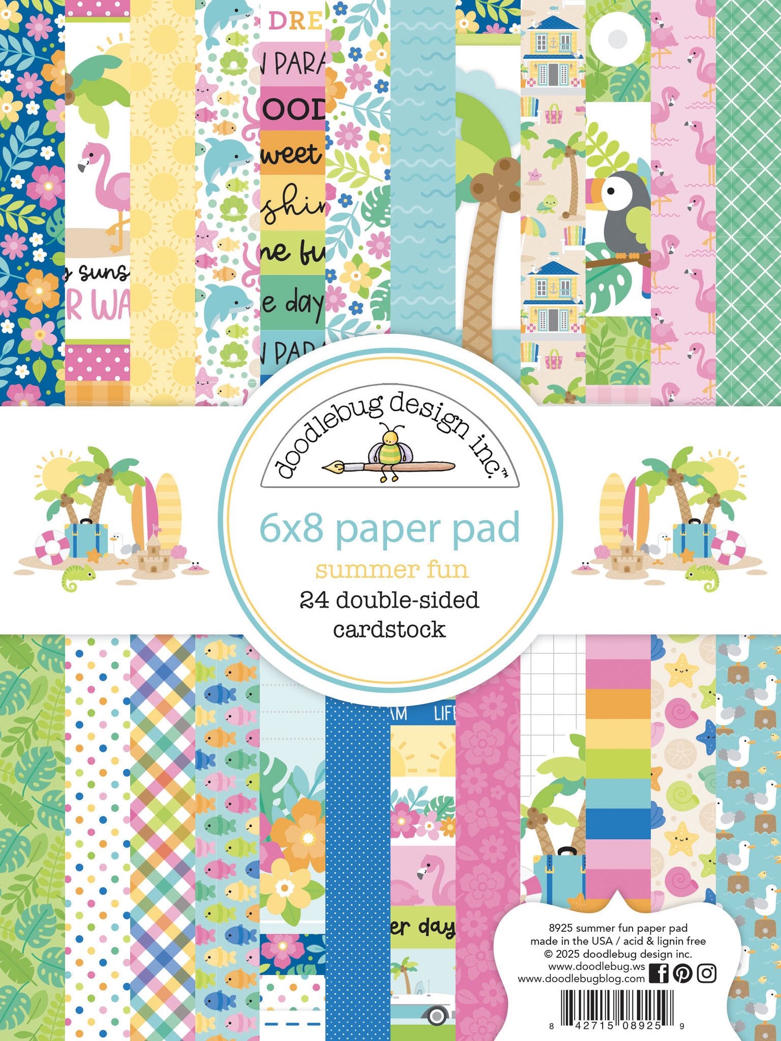 Summer Fun 6x8 Paper Pad