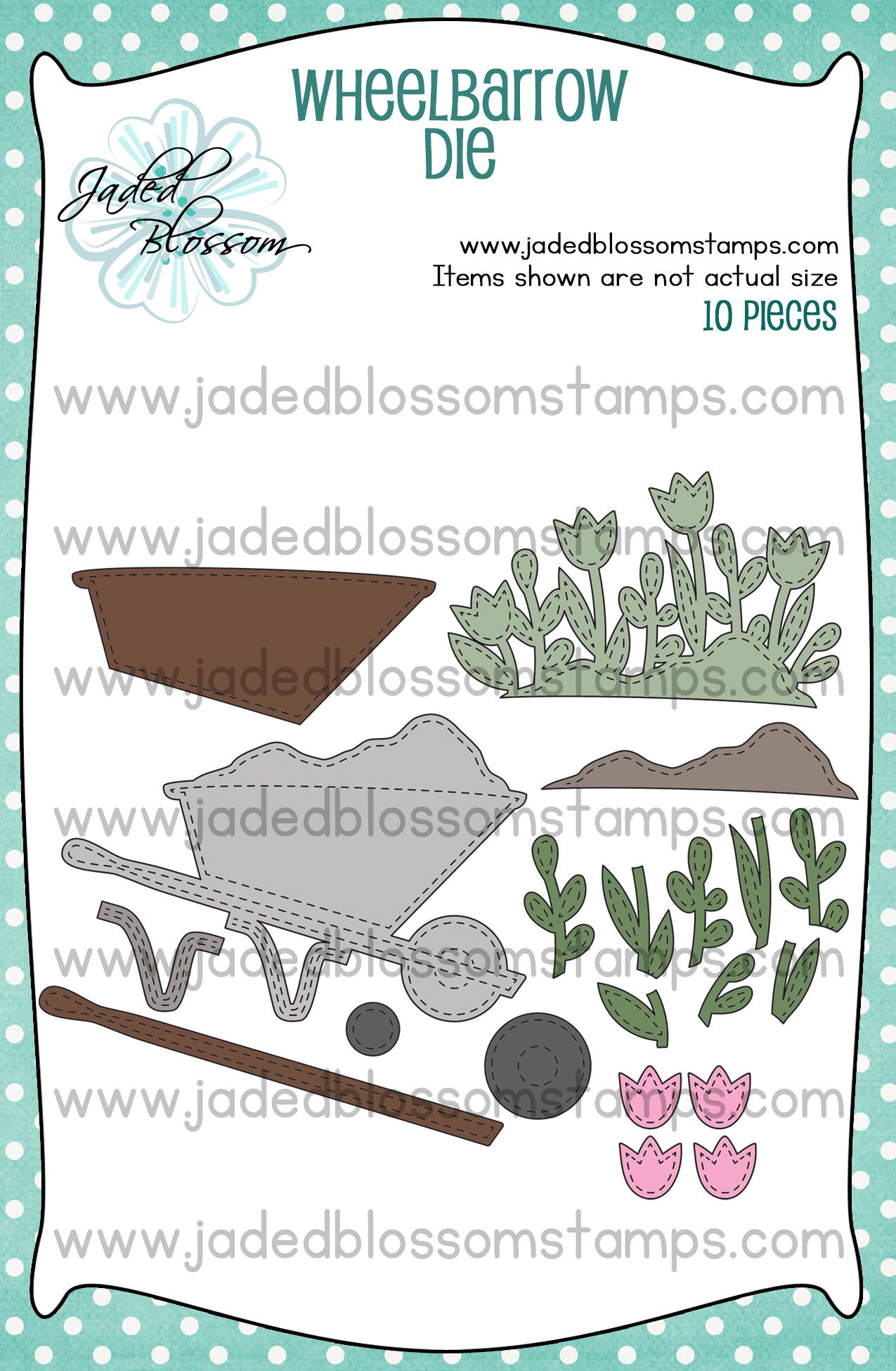 Wheelbarrow Die - Jaded Blossom