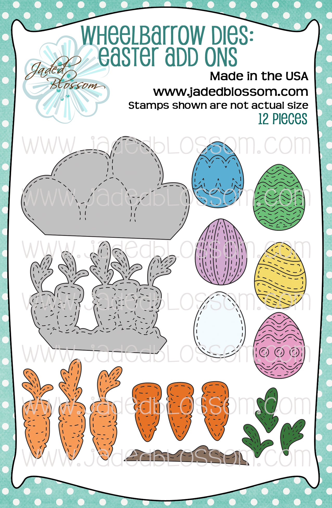 Wheelbarrow Dies: Easter Add Ons