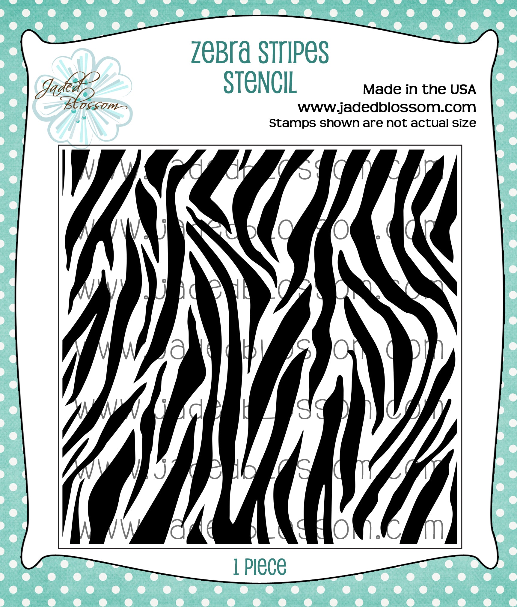 Zebra Stripe Stencil - Jaded Blossom zebra-stripe-stencil-jaded-blossom