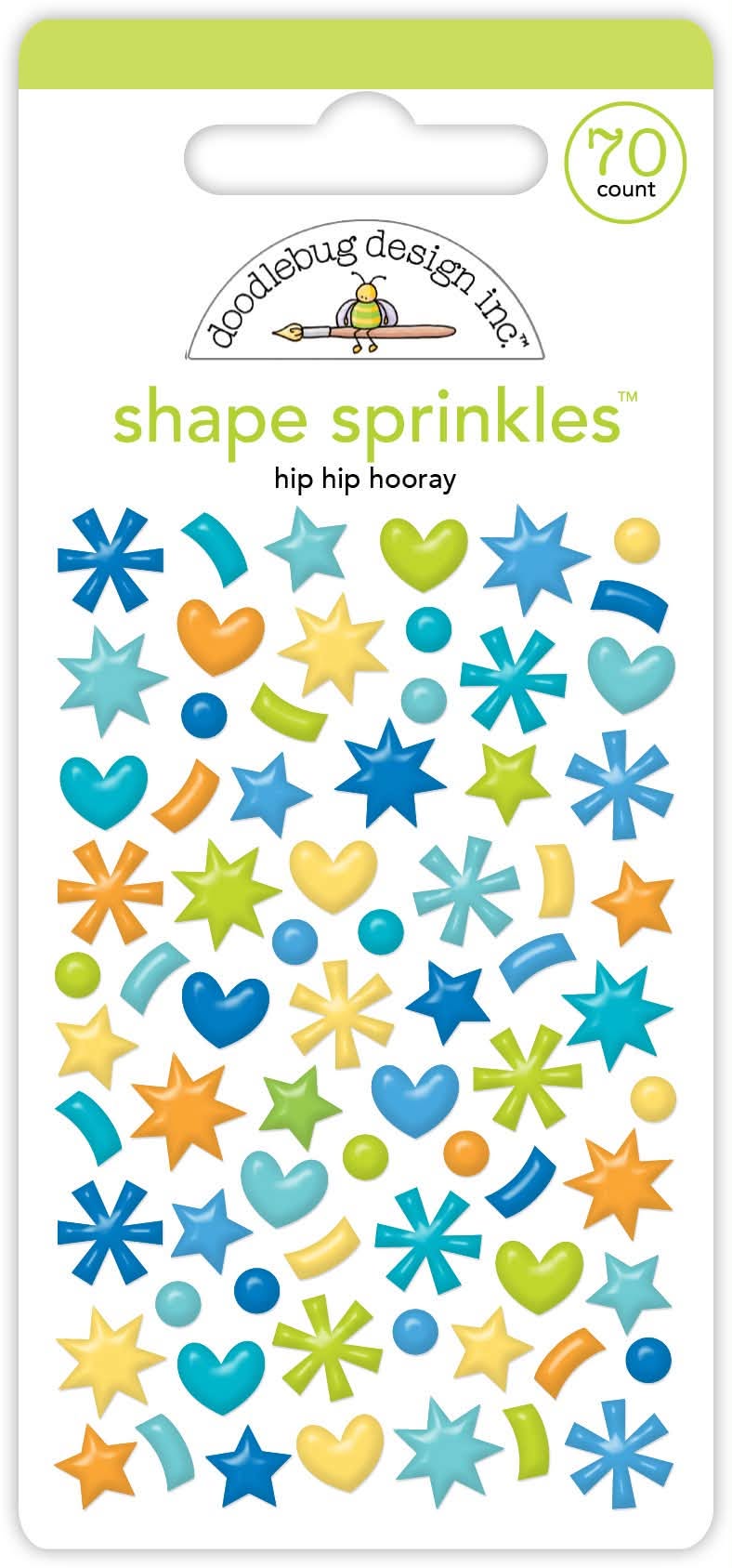 Hip Hip Hooray Shape Sprinkles