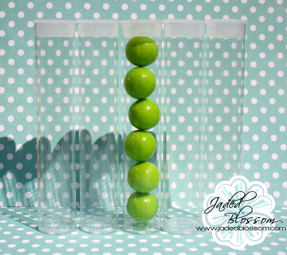 1 x 6 Inch Clear Tubes