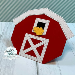 Octagon Treat Box Dies: Farm Add Ons