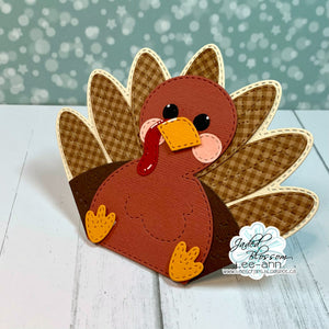 Octagon Treat Box Dies: Turkey Add Ons