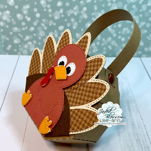 Octagon Treat Box Dies: Turkey Add Ons