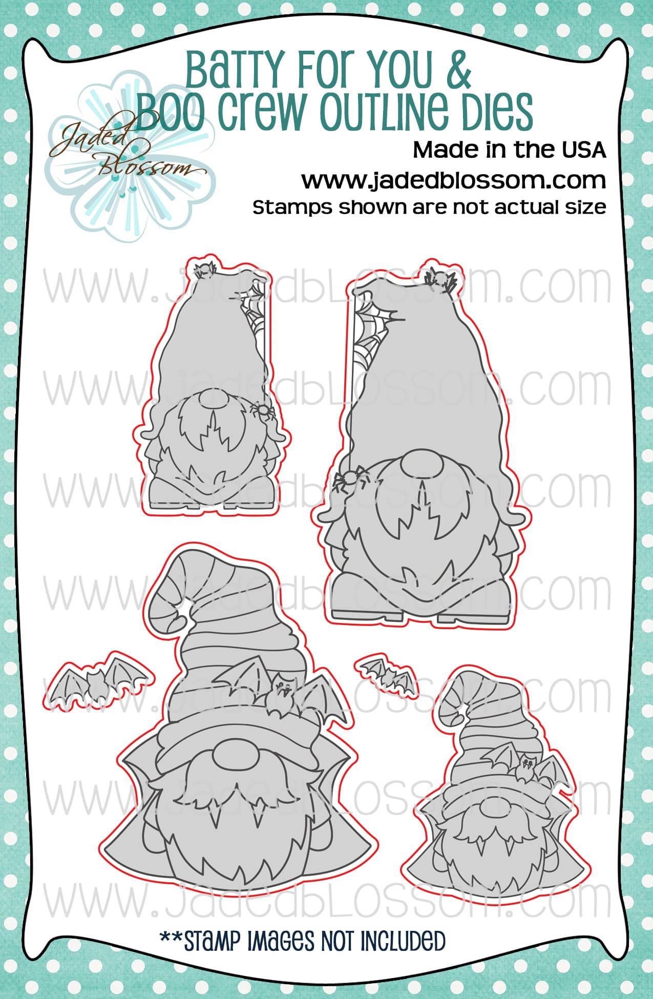 Batty For You & Boo Crew Outline Dies