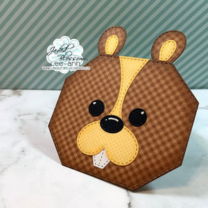 Octagon Treat Box Dies: Critter Add Ons