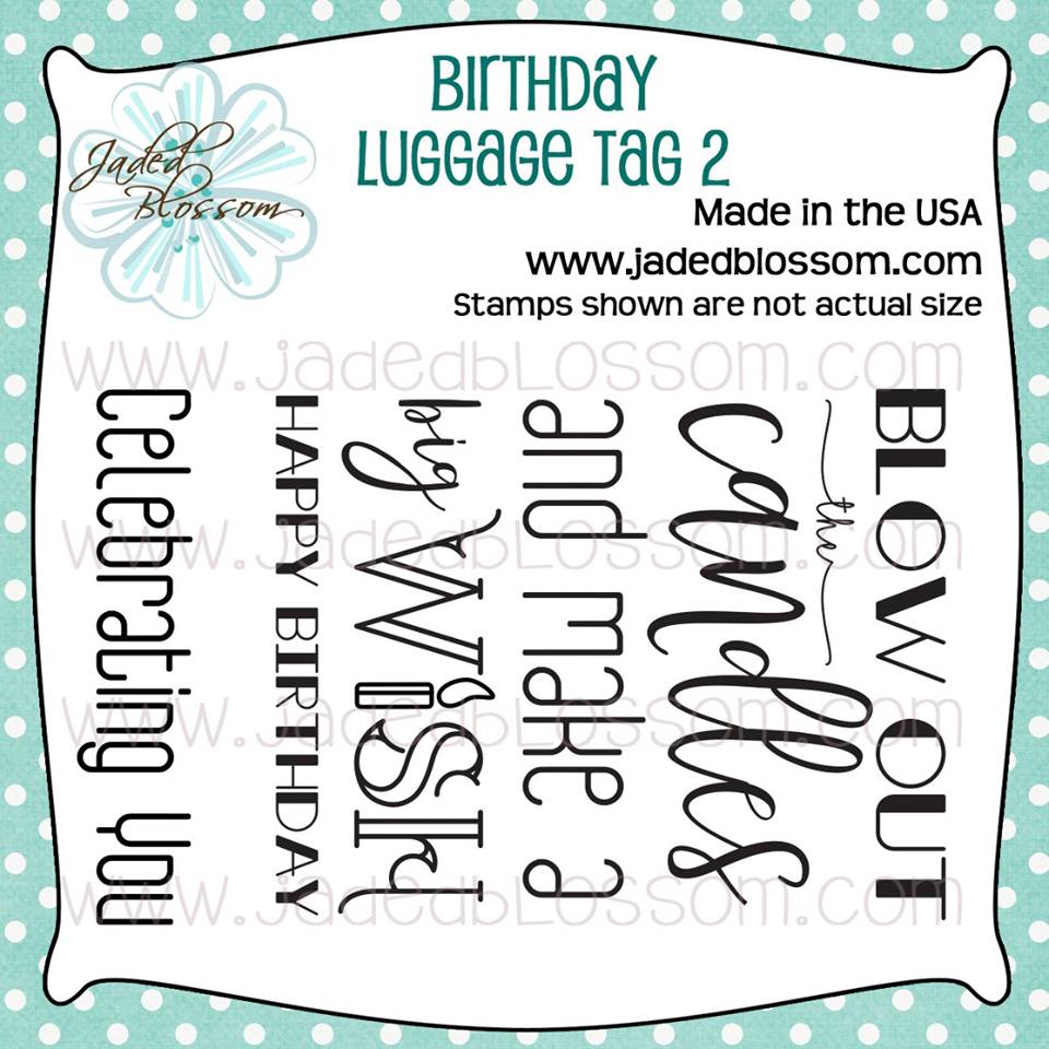 Birthday Luggage Tag 2