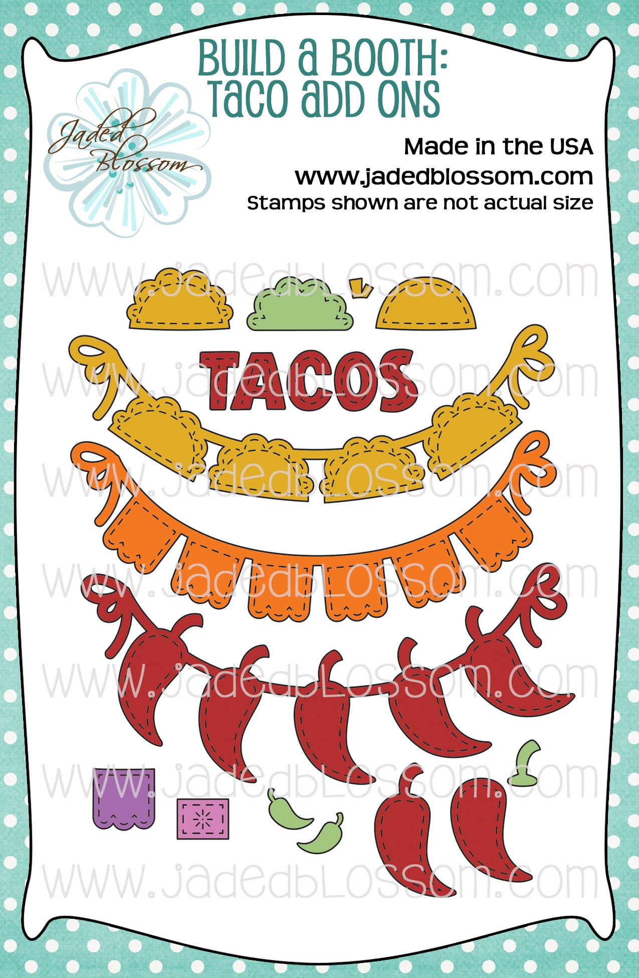 Build a Booth Die: Taco Add Ons