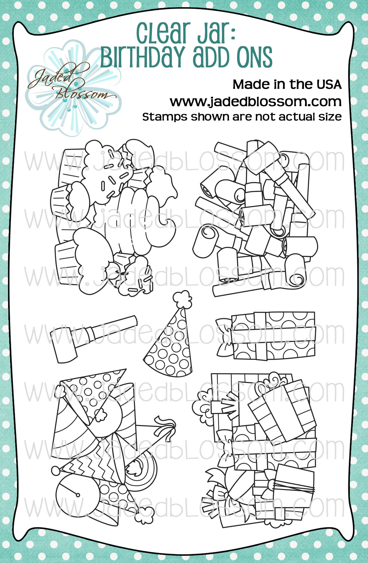 Clear Jar Birthday Add Ons