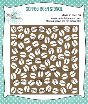Coffee Bean Stencil