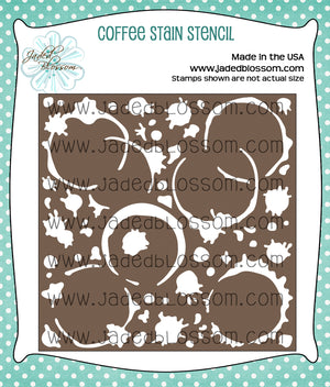 Coffee Stain Stencil