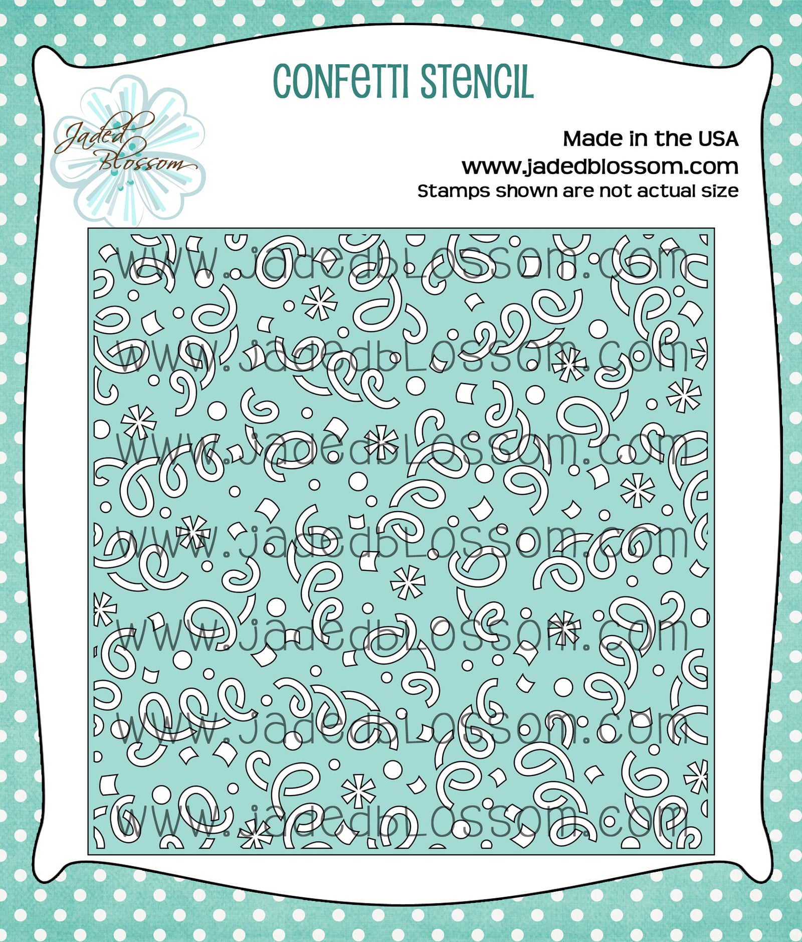 Confetti Stencil