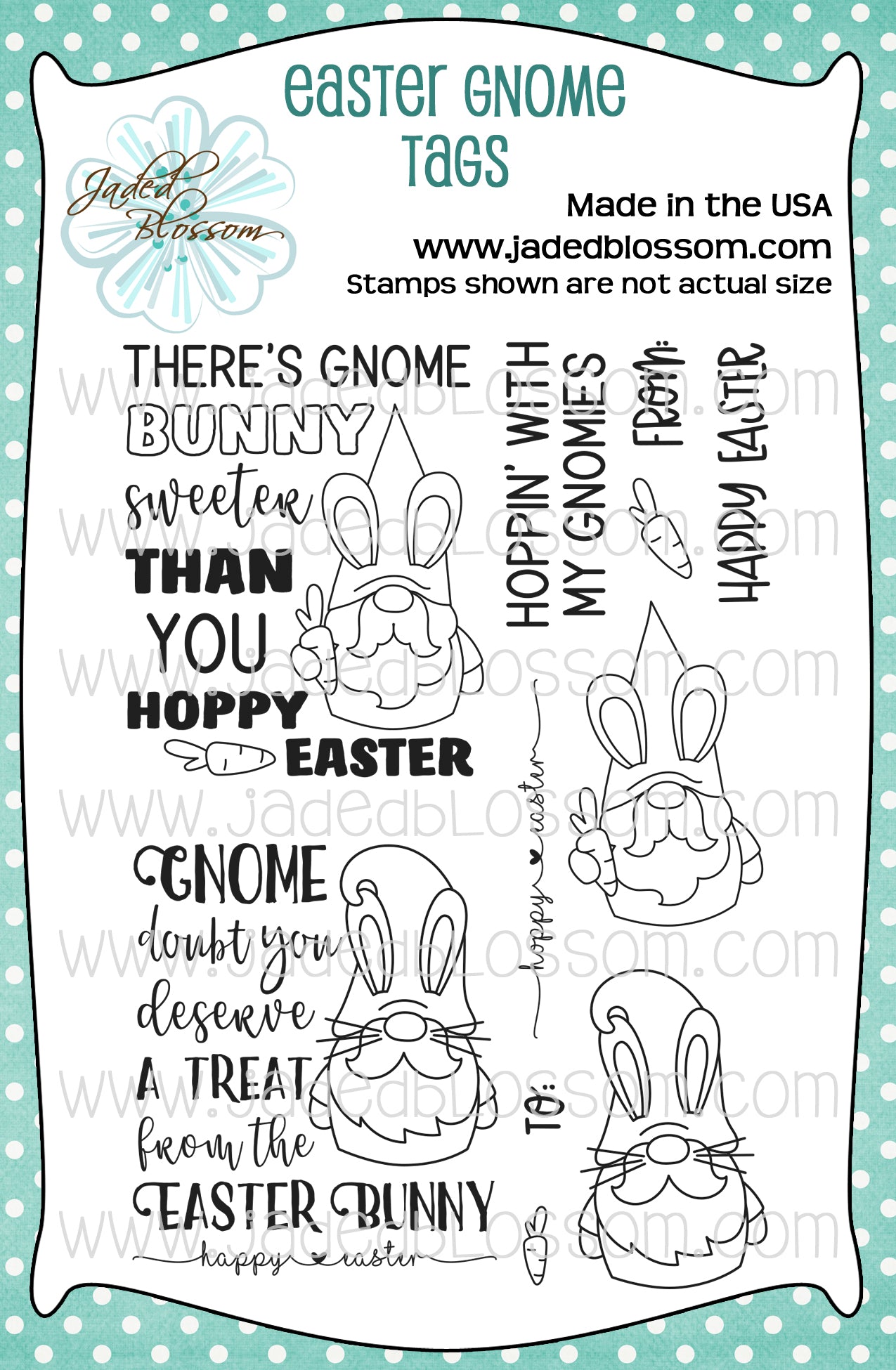 Easter Gnome Tags