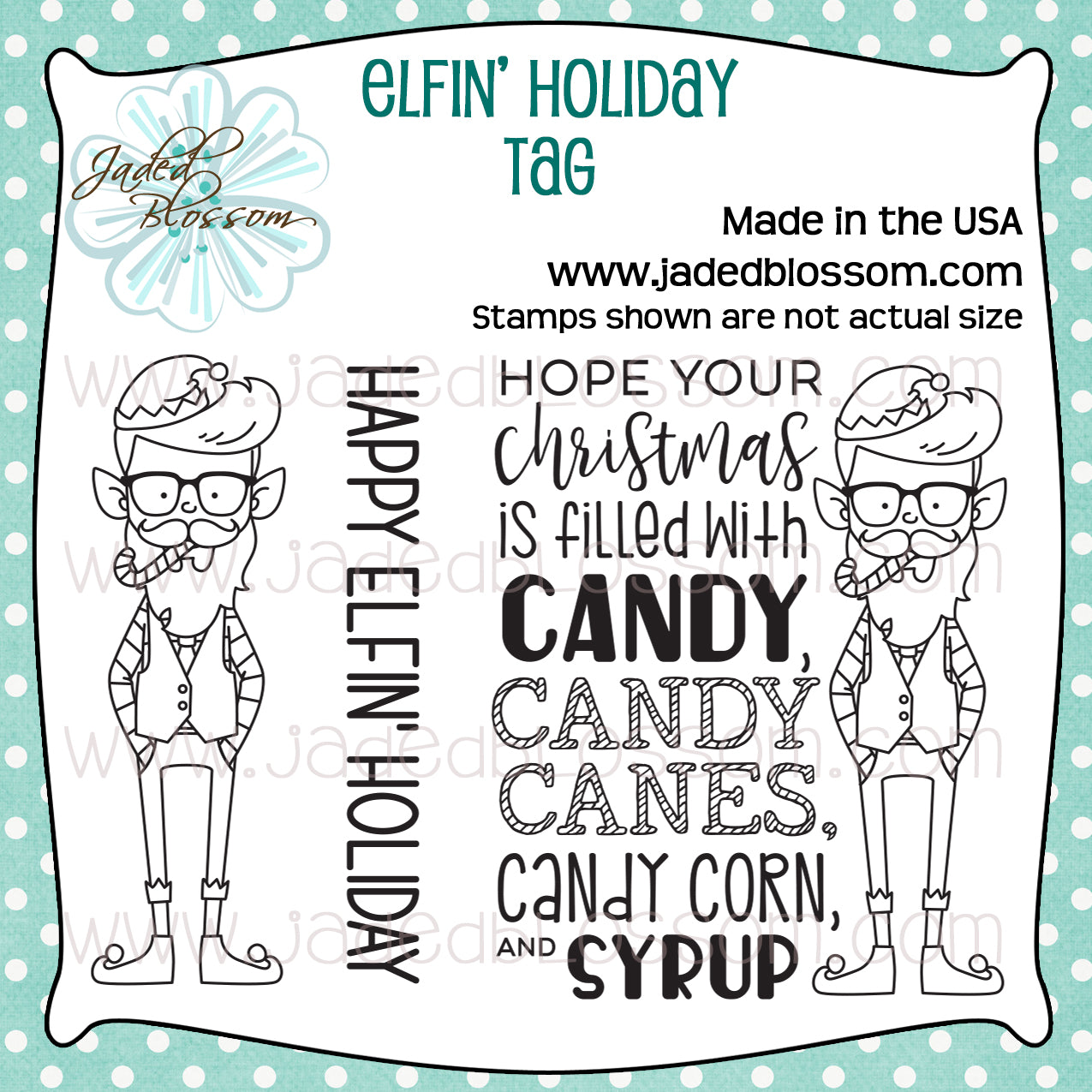Elfin Holiday Tag