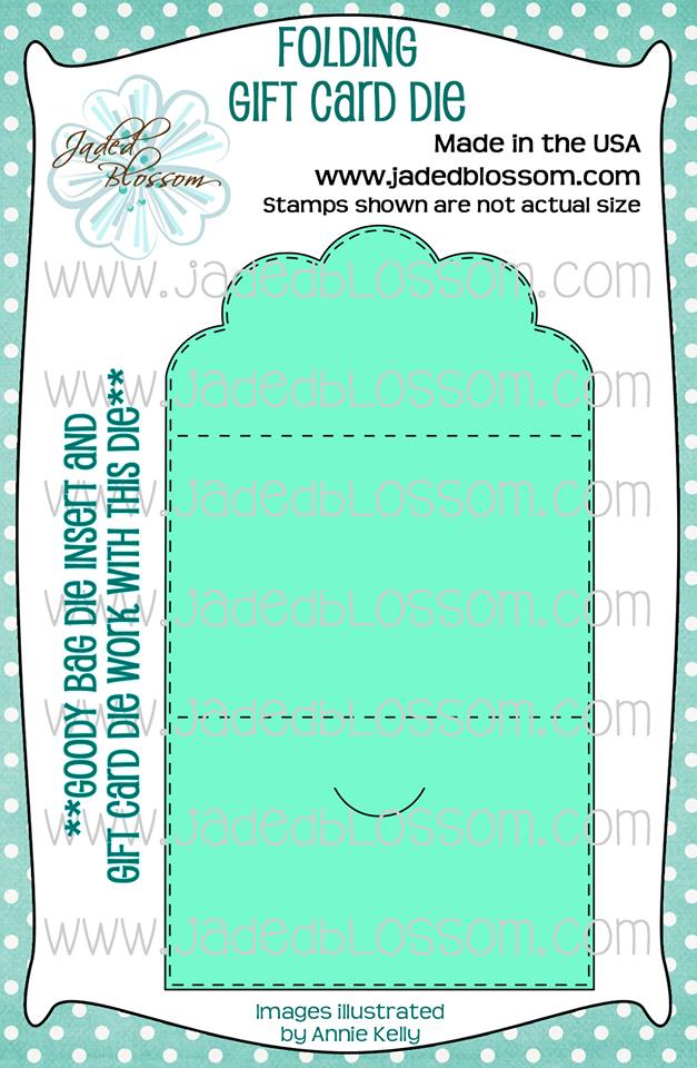 Folding Gift Card Die