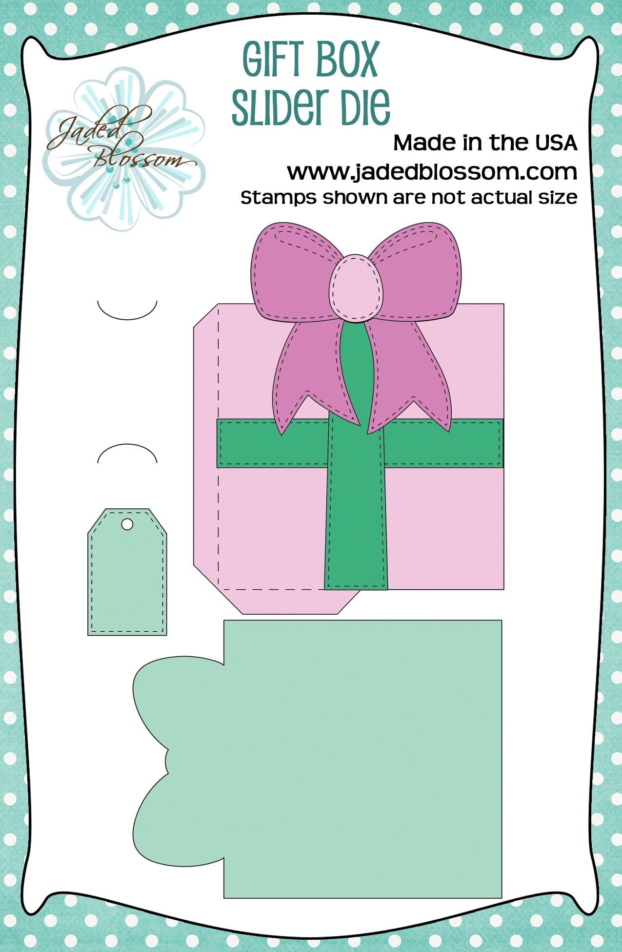 Gift Box Slider Die