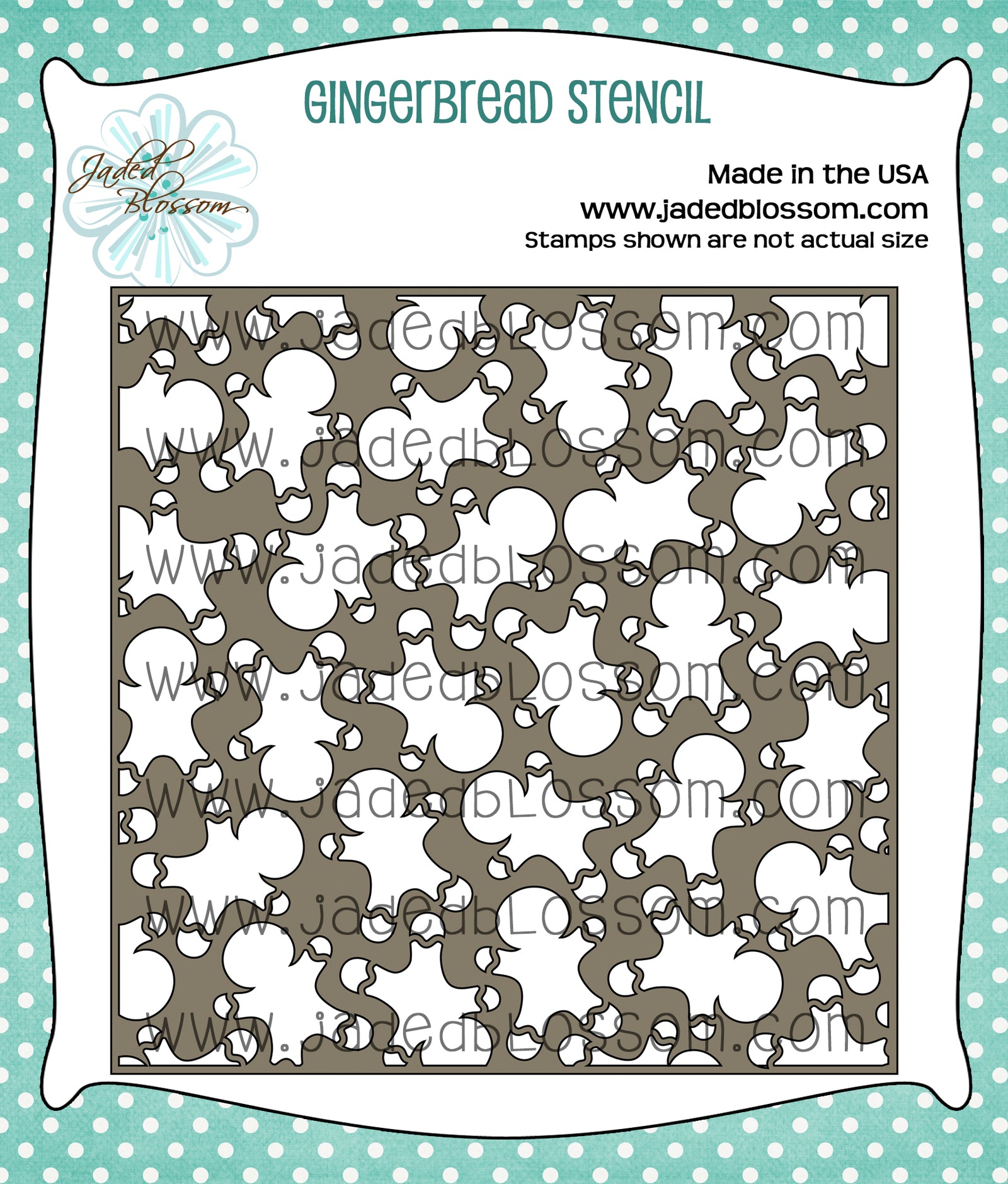 Gingerbread Stencil