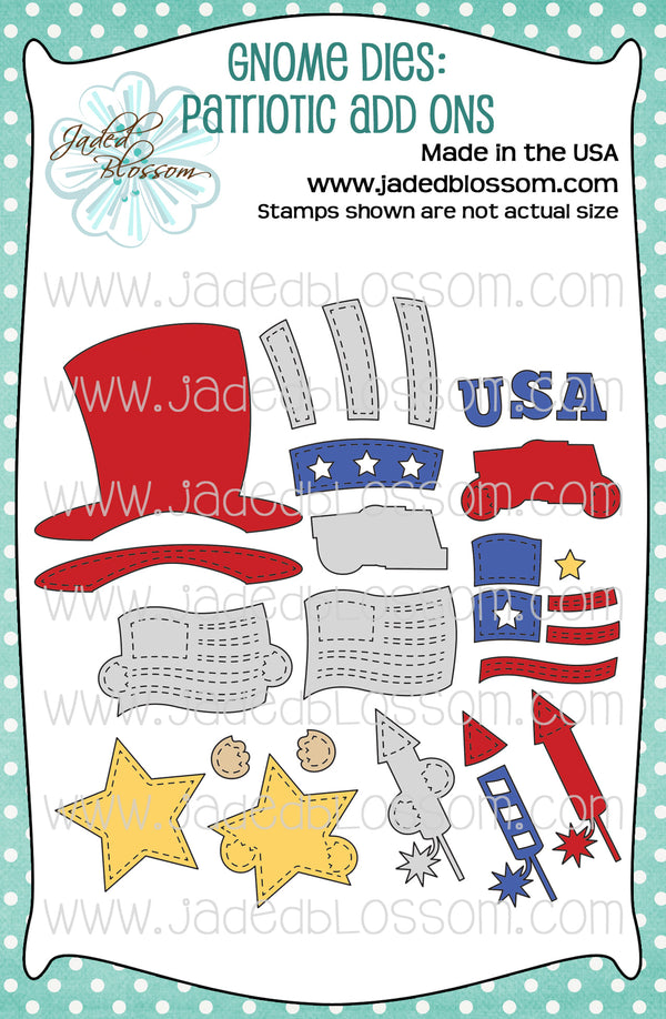 Gnome Dies: Patriotic Add Ons - Jaded Blossom