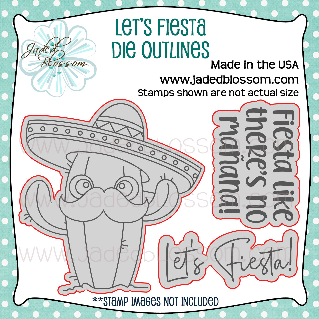 Let's Fiesta Outline Dies