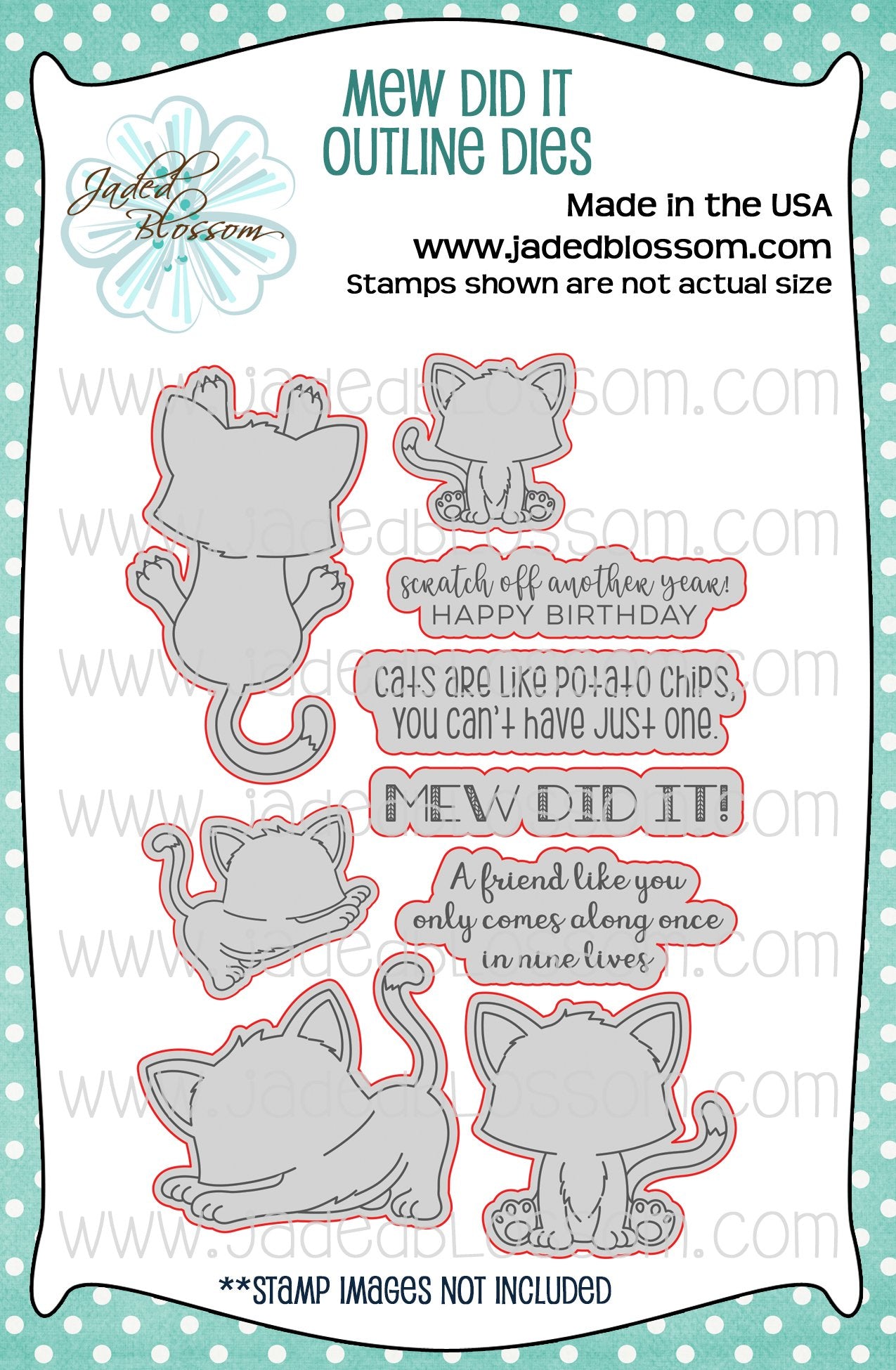 Mew Did It Outline Dies