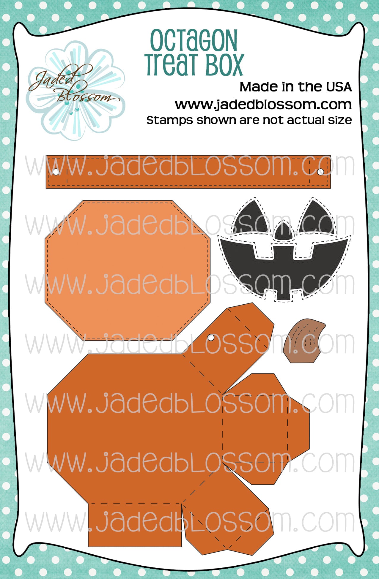 Octagon Treat Box Die - Jaded Blossom