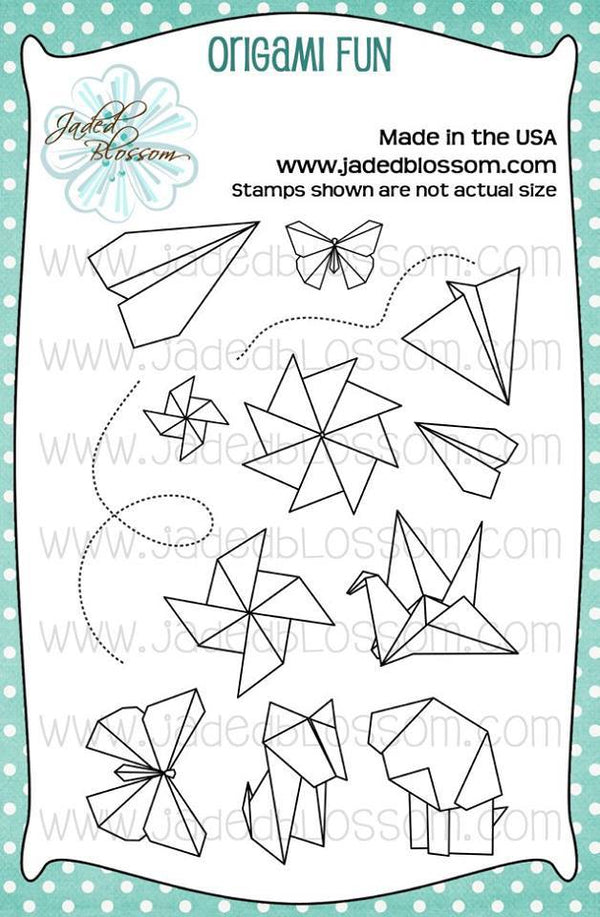 Origami Fun - Jaded Blossom