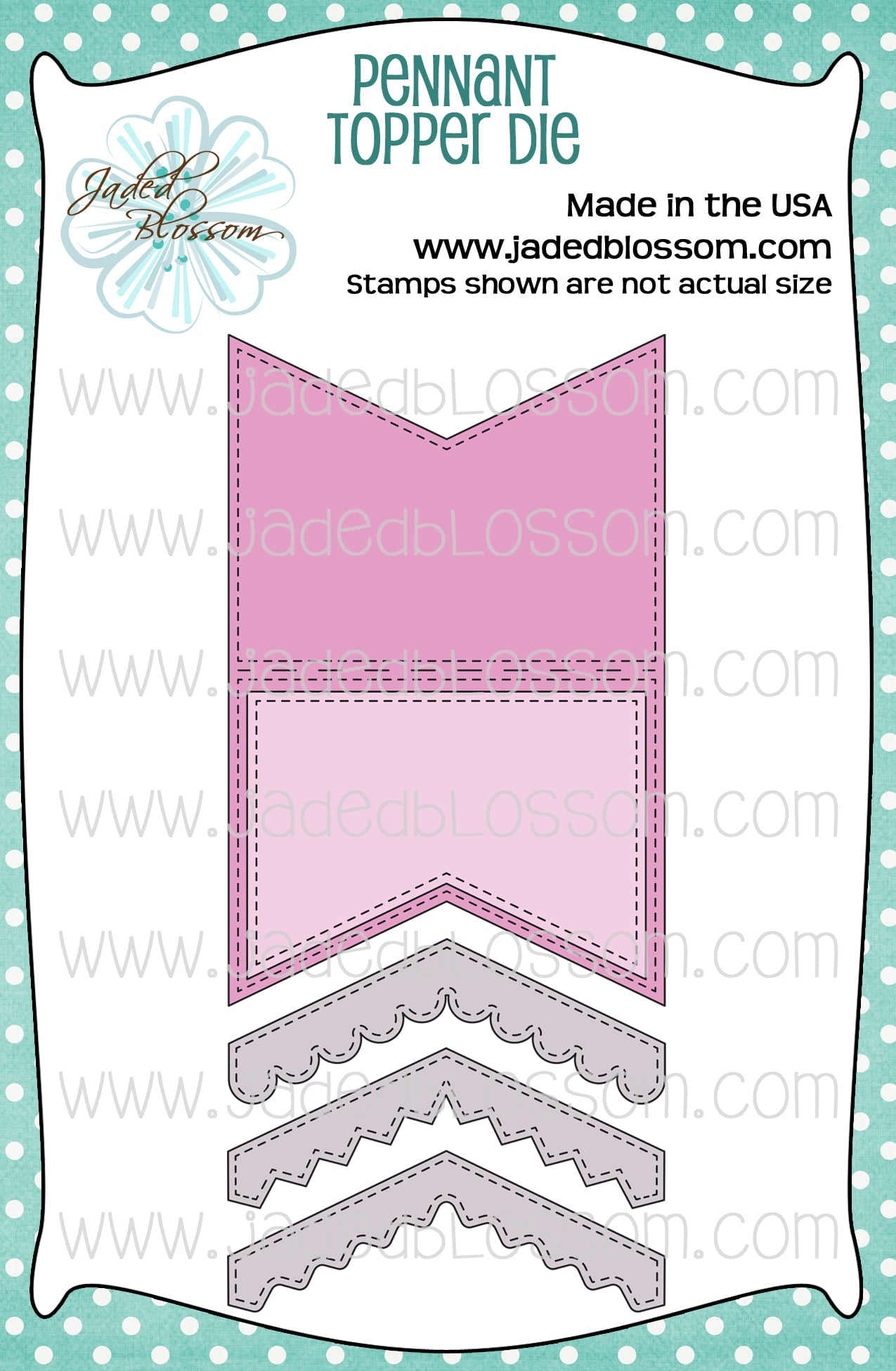 Pennant Topper Die