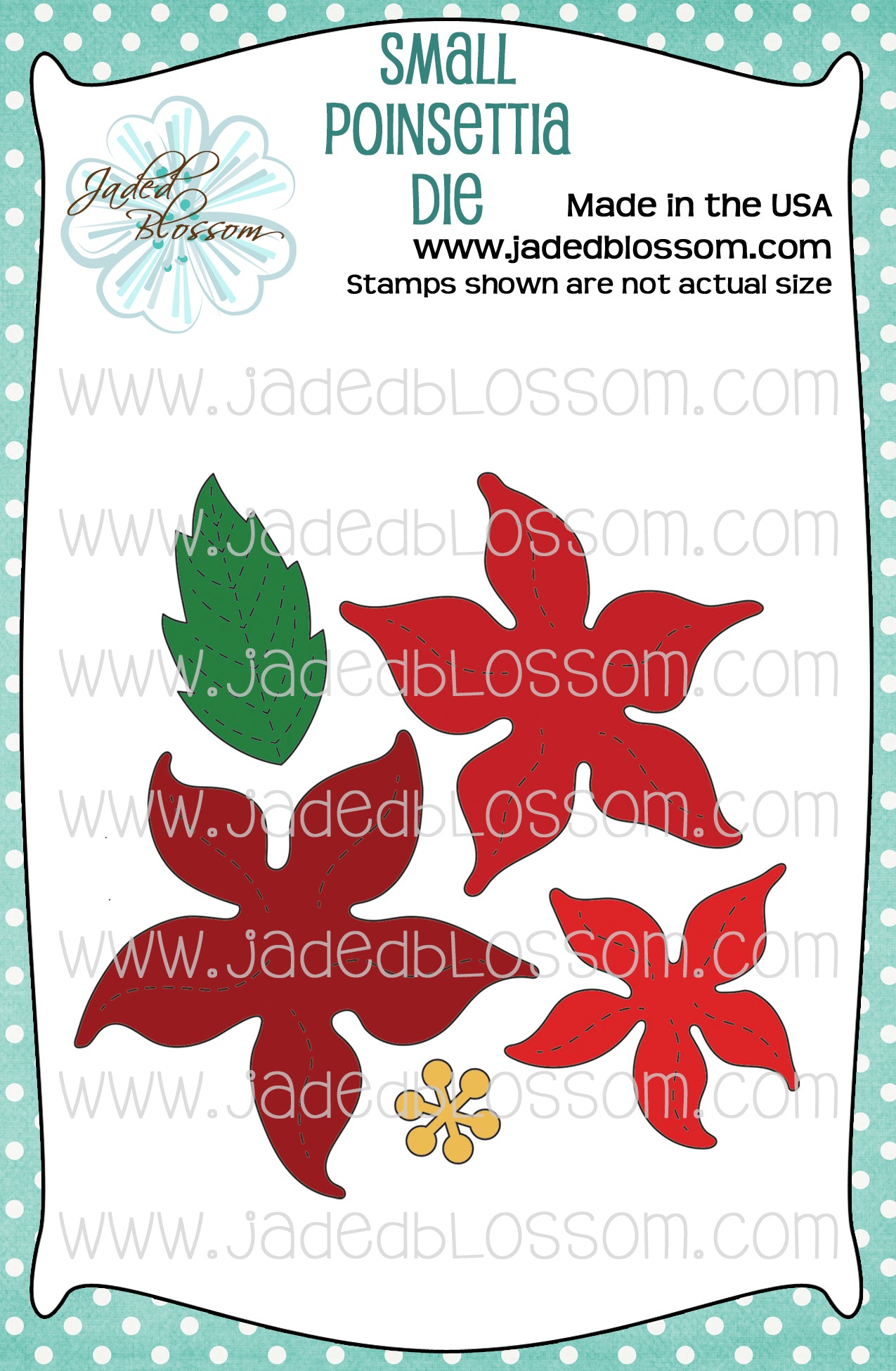 Small Poinsettia Die