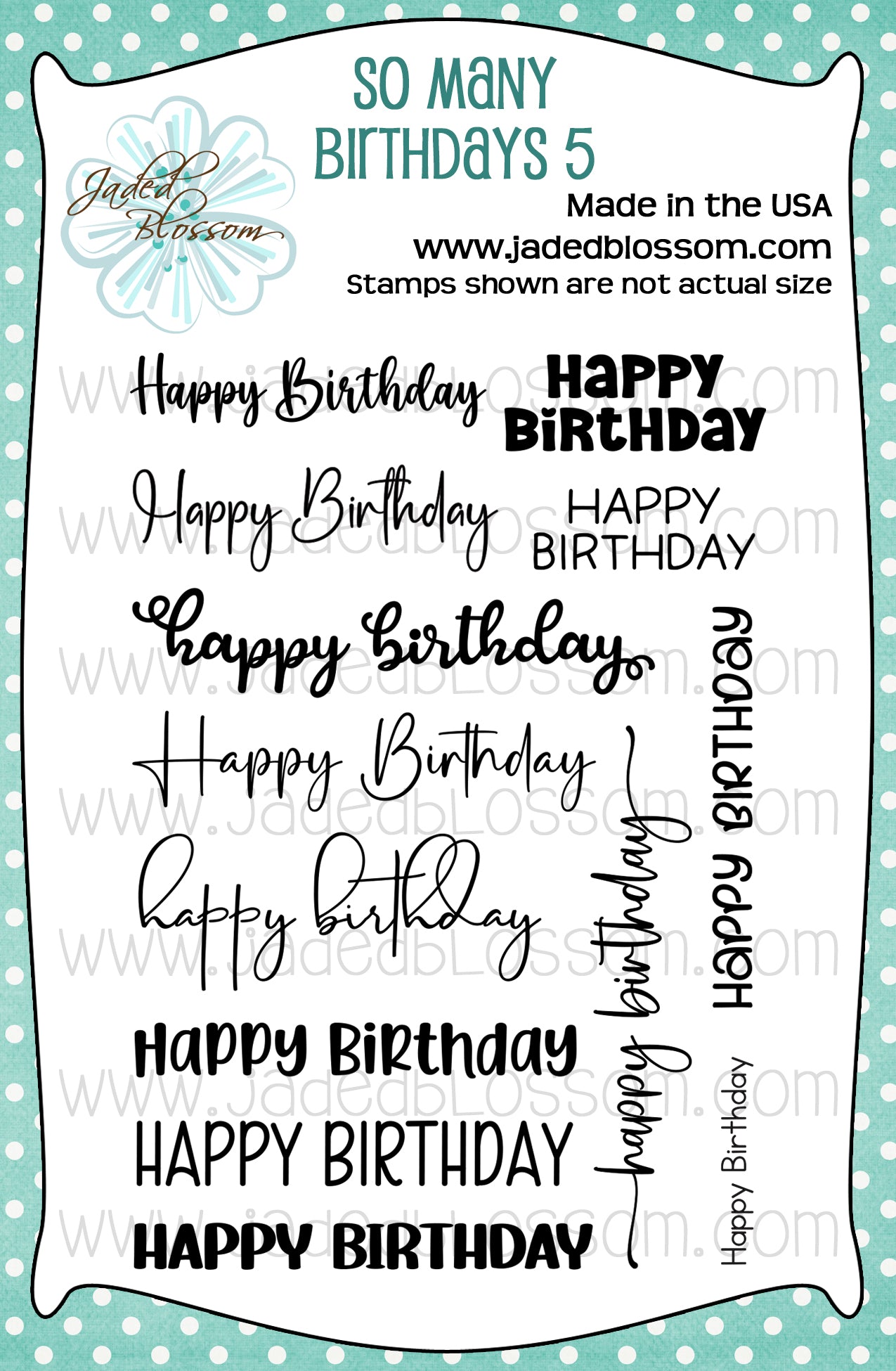 So Many Birthdays 5