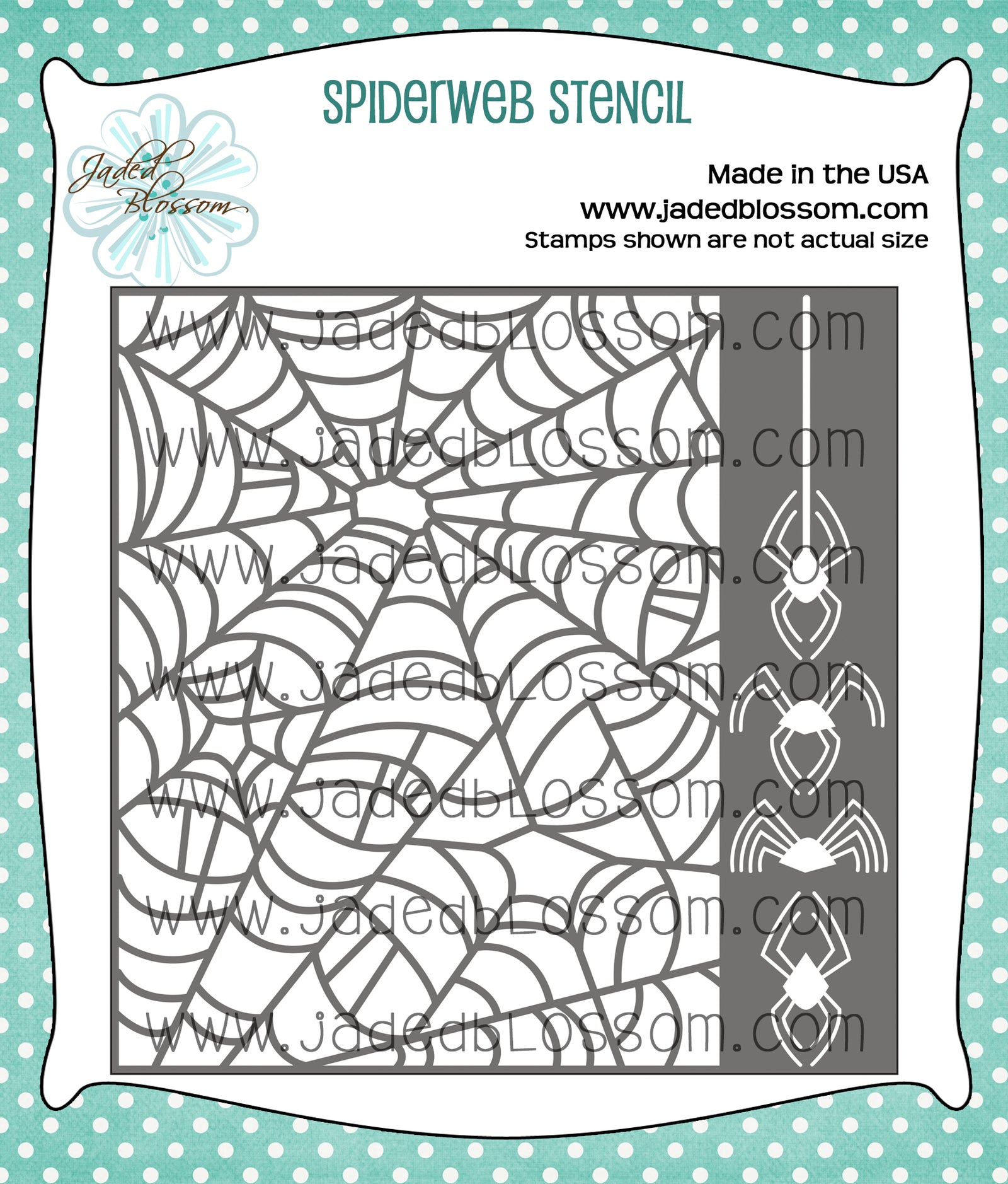 Spiderweb Stencil