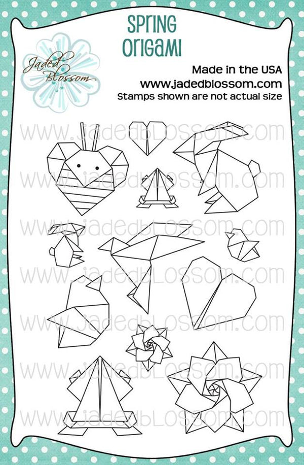 Spring Origami - Jaded Blossom