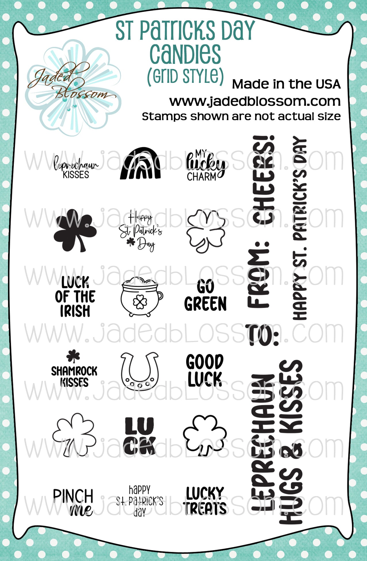 St. Patrick's Day Candies *Grid Style*