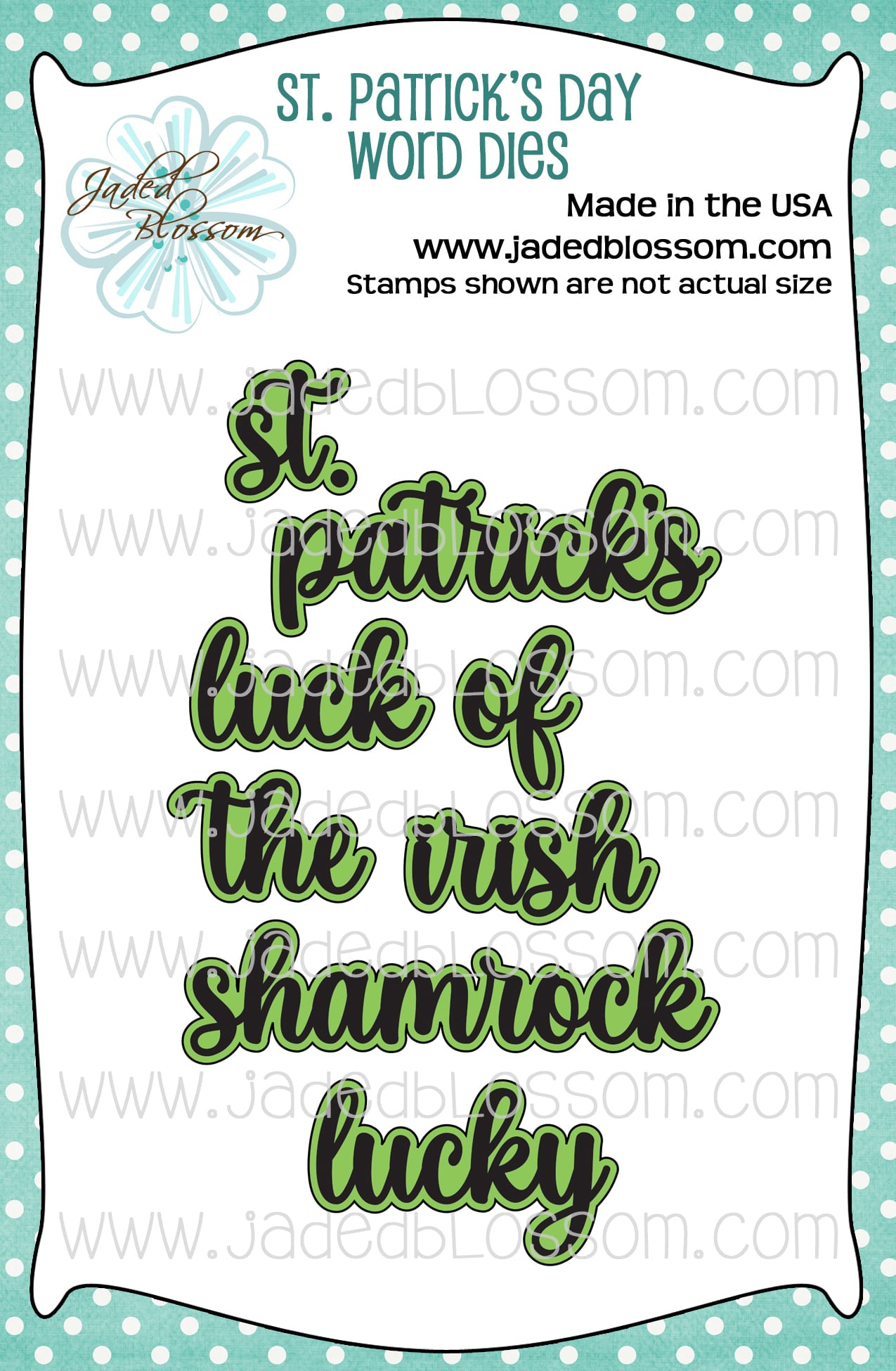 St. Patrick's Day Word Dies